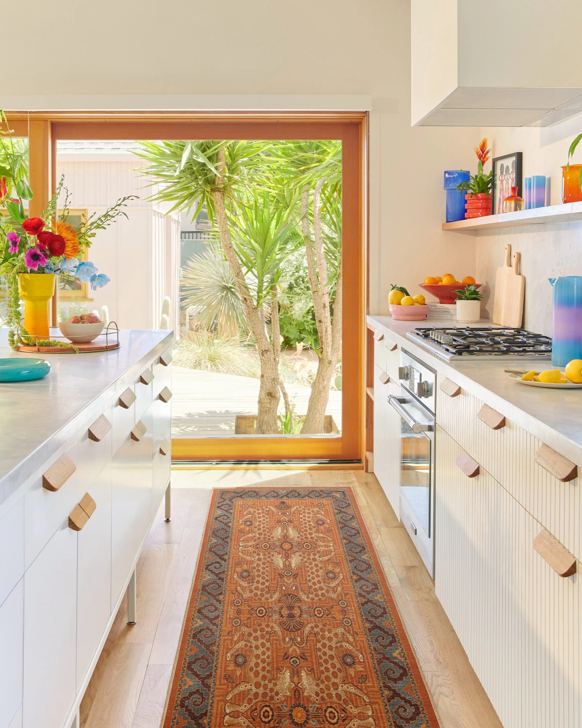 Eartha Terracotta Flatwoven Rug by Justina Blakeney