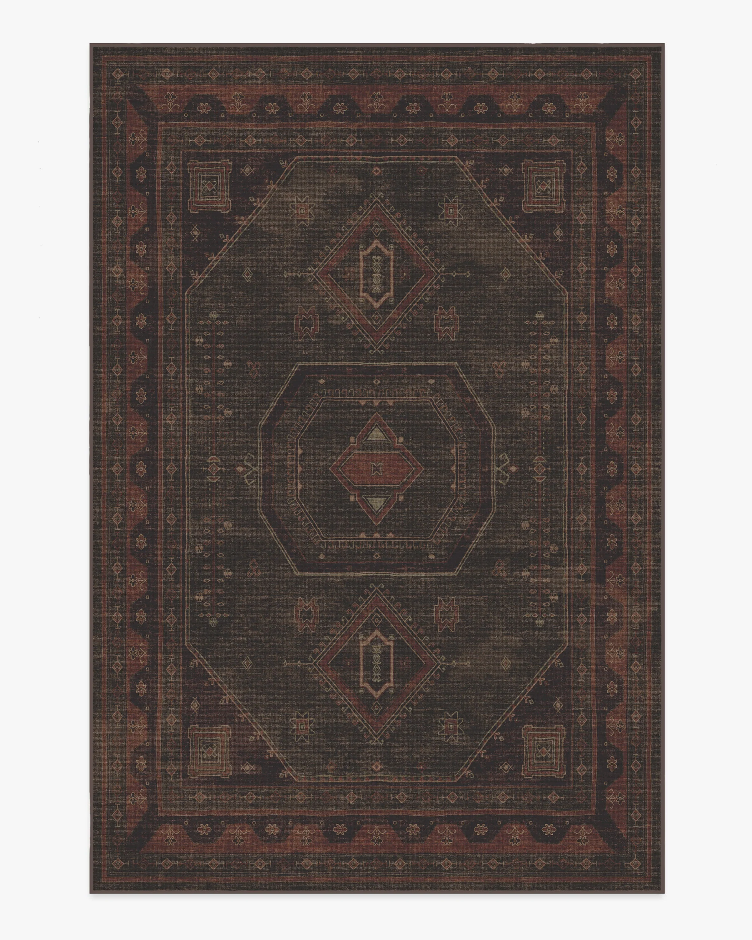 Shira Bordeaux Flatwoven Rug