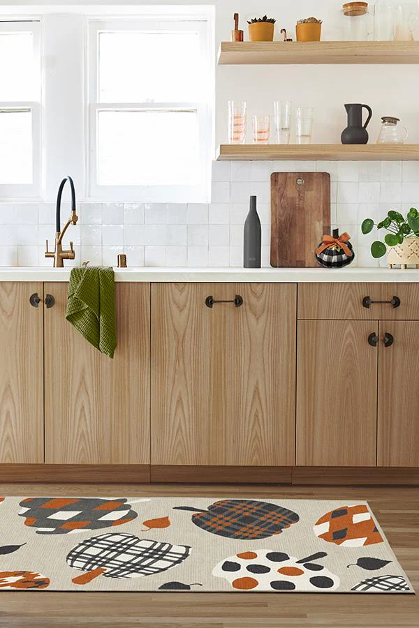 Pumpkin Orange Flatwoven Rug