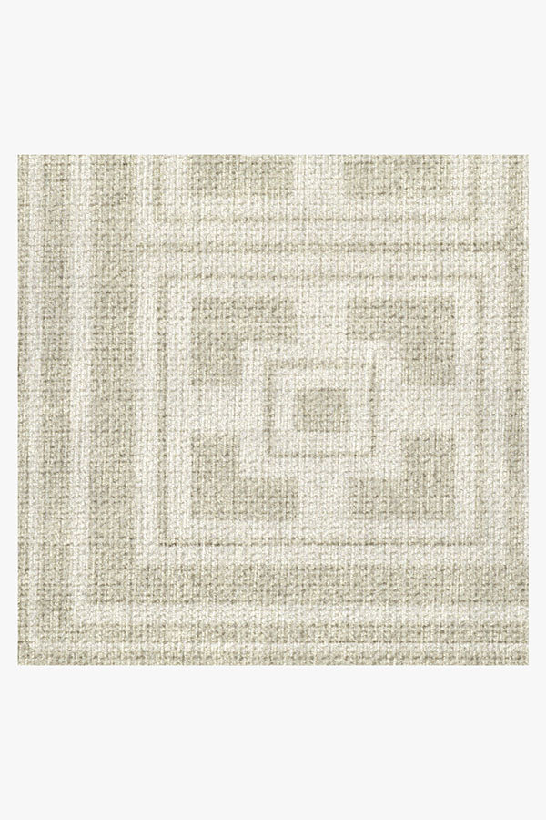 Palm Springs Ivory Stone Rug by Gray Malin
