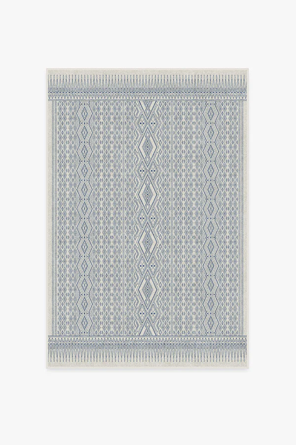 Herdanza Delft Blue Flatwoven Rug