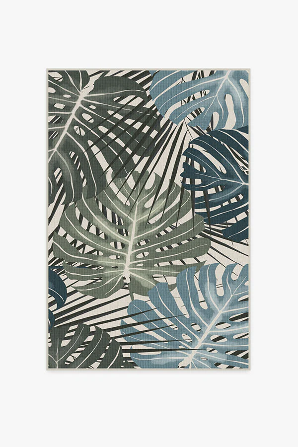 Monstera Jade Rug