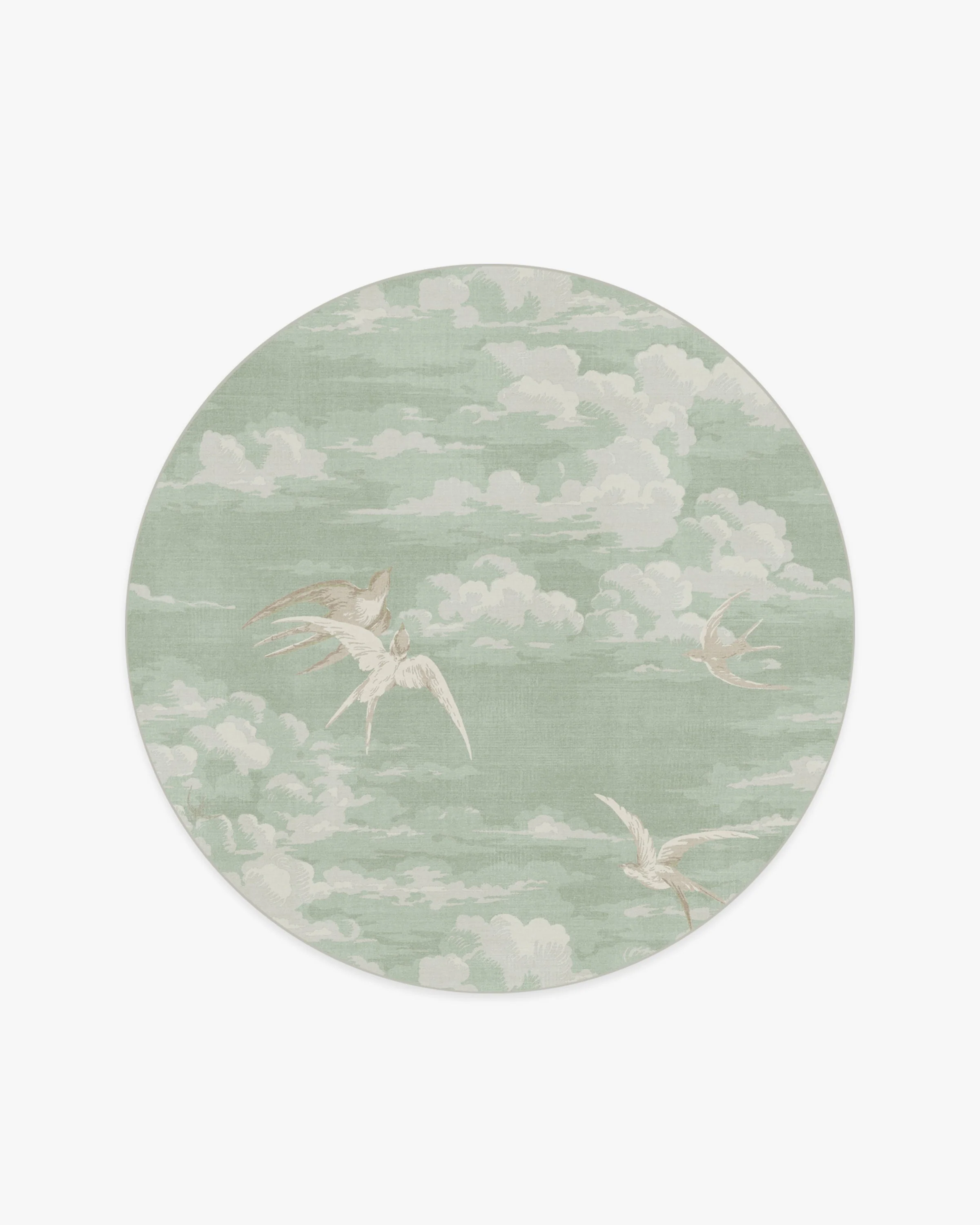 Silvi Clouds Seaspray Rug by Sanderson