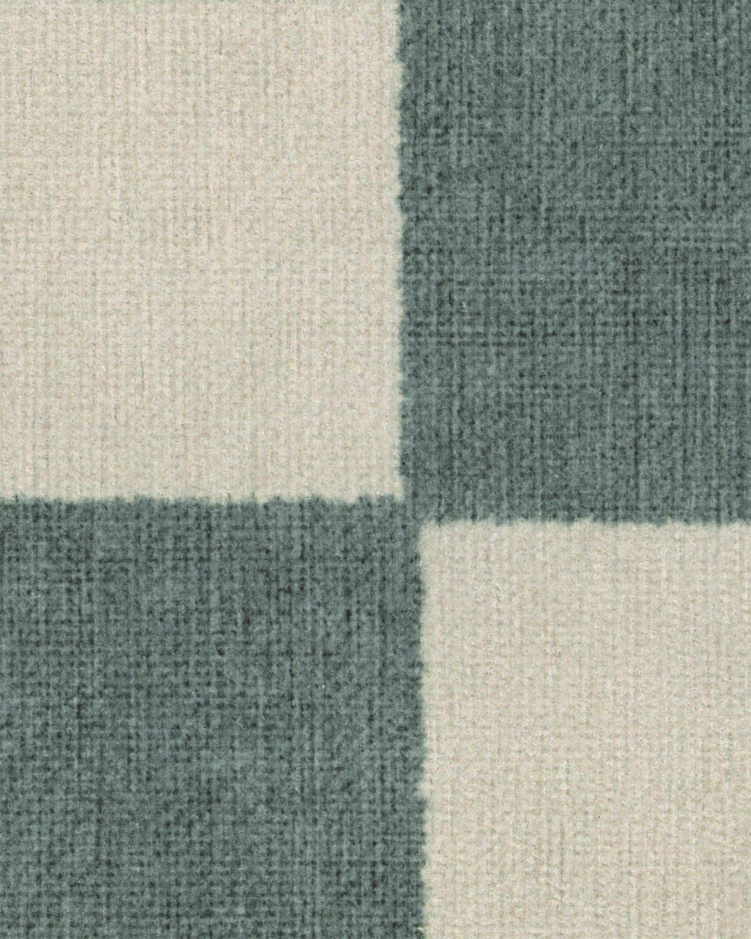 Jaque Checkered Slate Green Rug