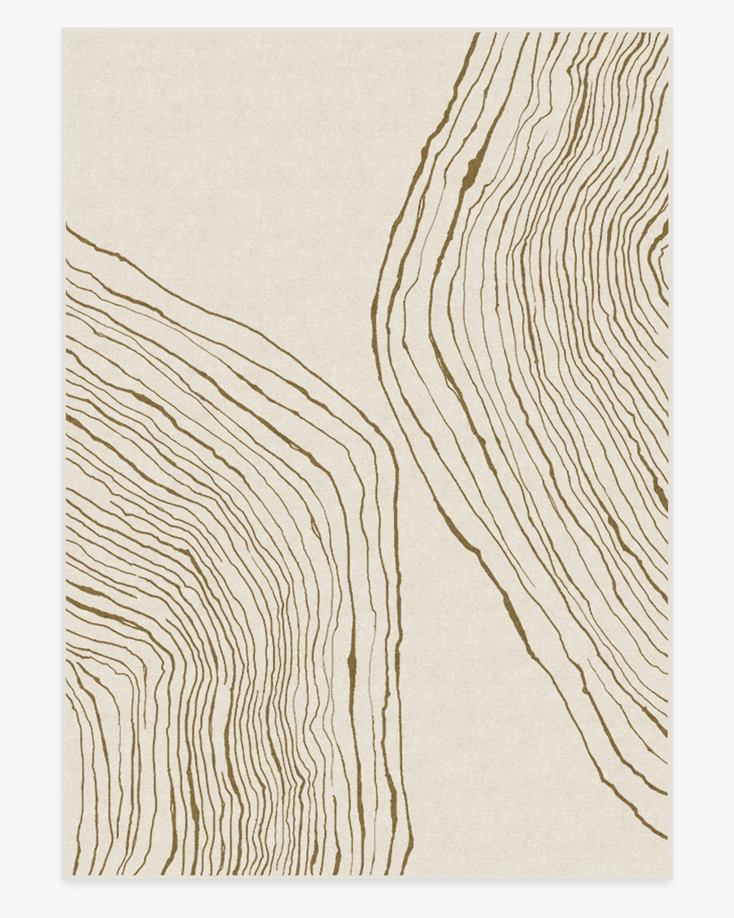 Seine Camel & Ivory Flatwoven Rug by Nina Takesh