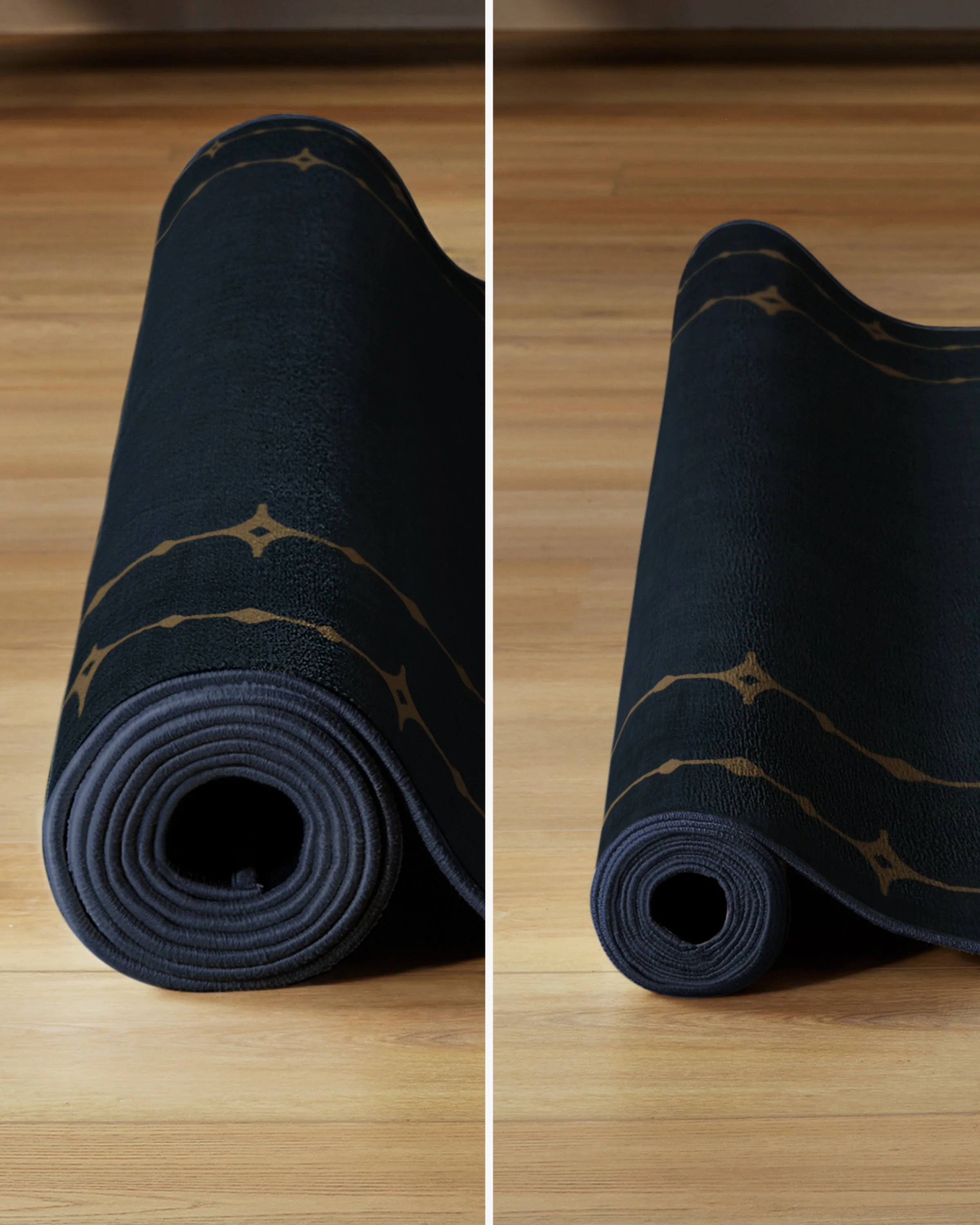 Sparkle Border Dark Navy Rug