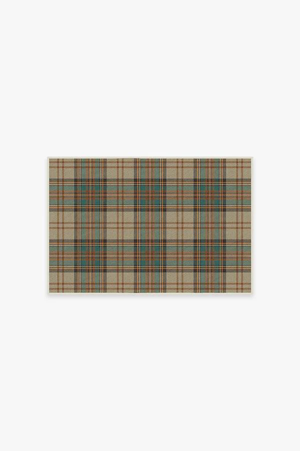 Dress Stewart Tartan Khaki Rug