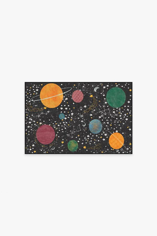 Outer Space Black Rug