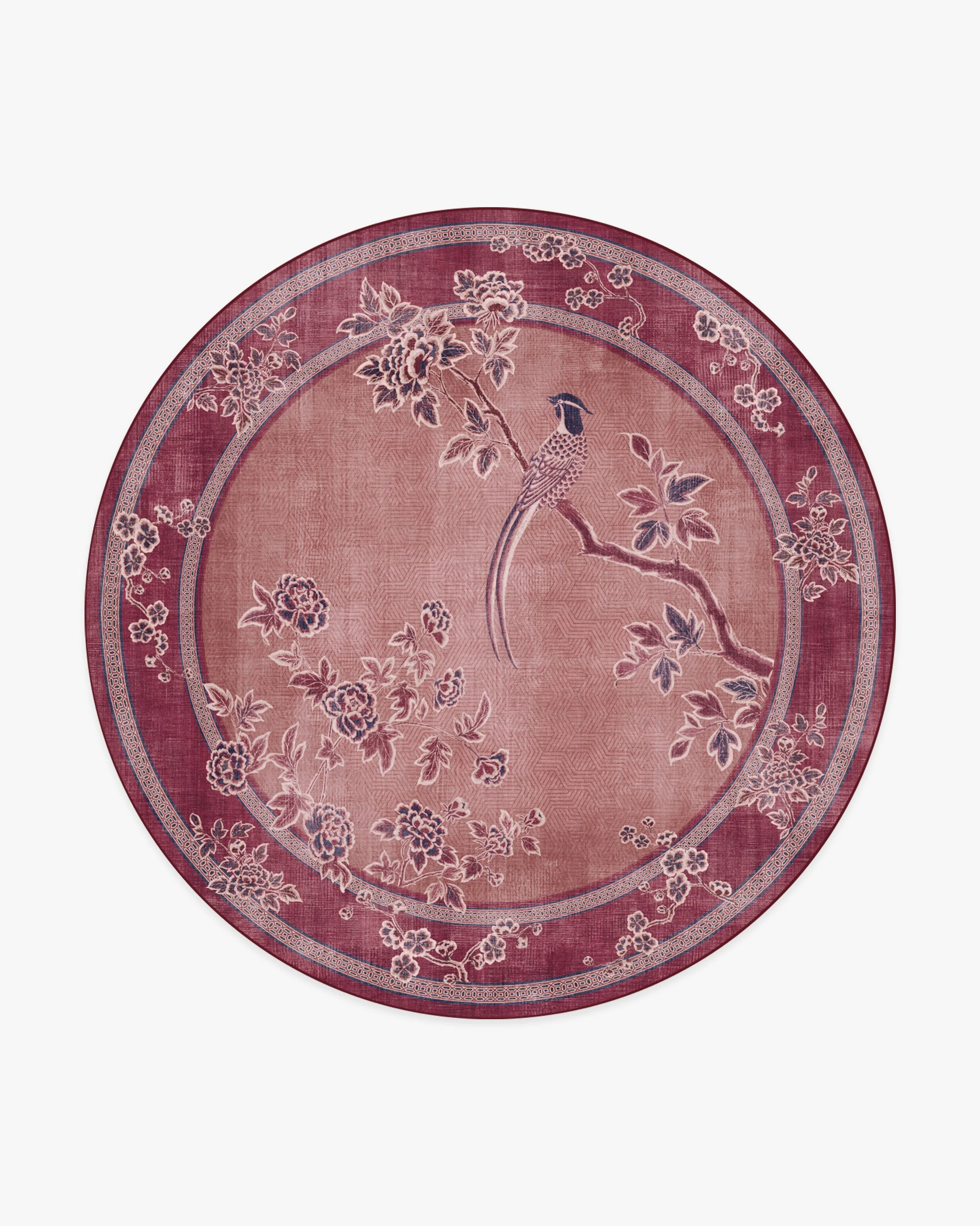 Draper Burgundy Rug by Gracie