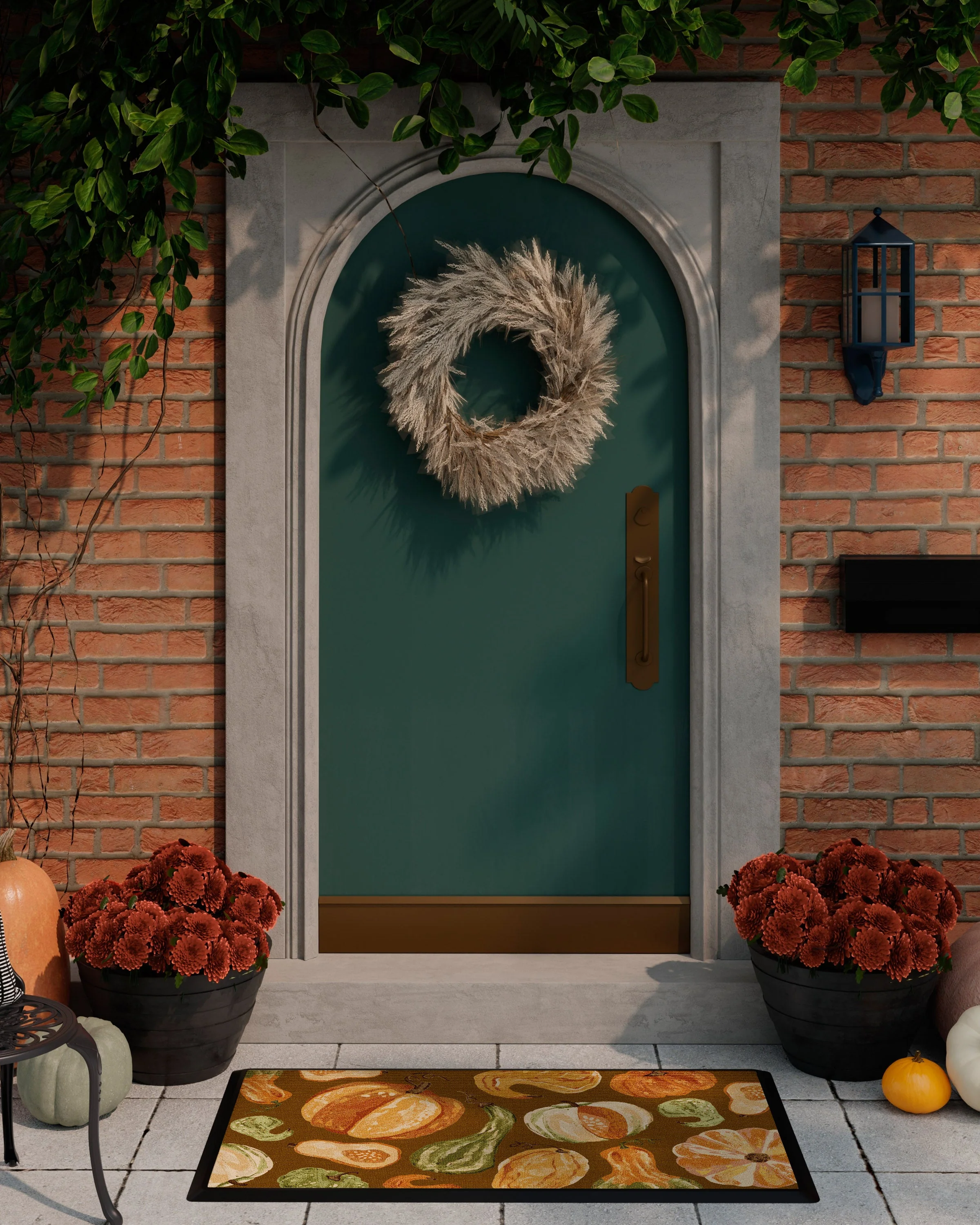 Harvest Veggies Large Doormat