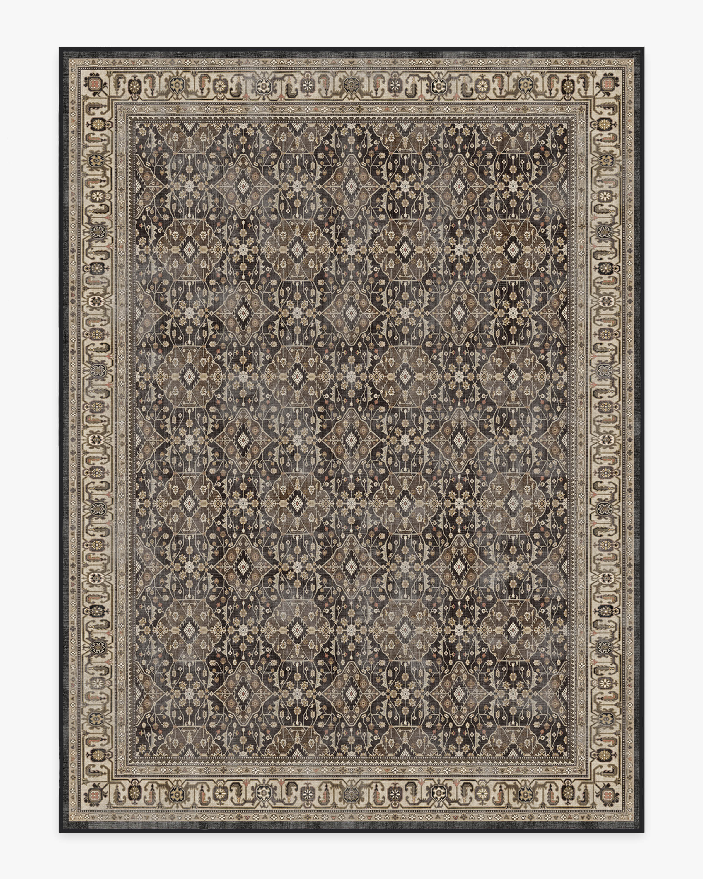 Alessia Dark Wood Flatwoven Rug