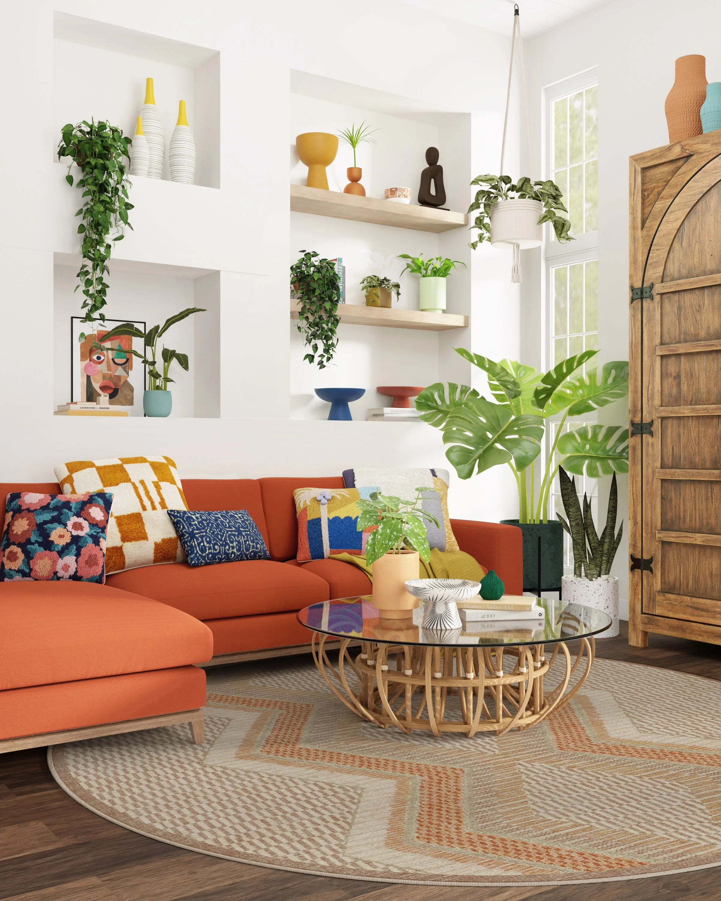 Etta Natural & Terra Rug by Justina Blakeney
