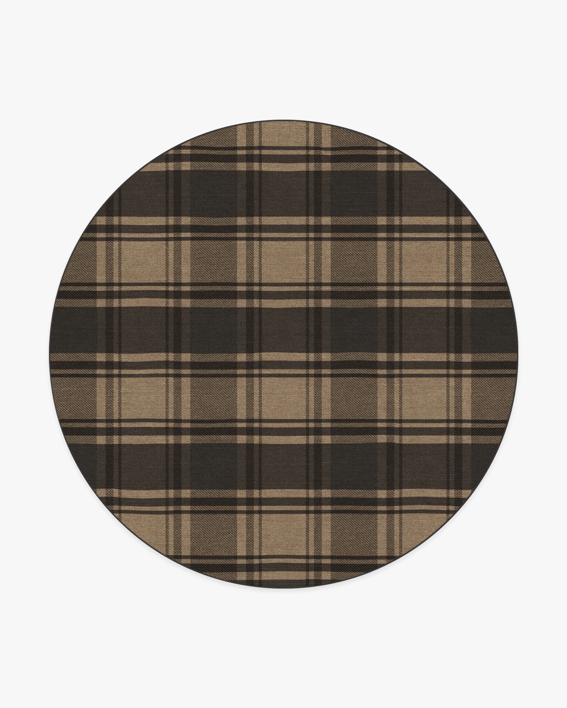 Easton Plaid Charcoal & Natural Rug