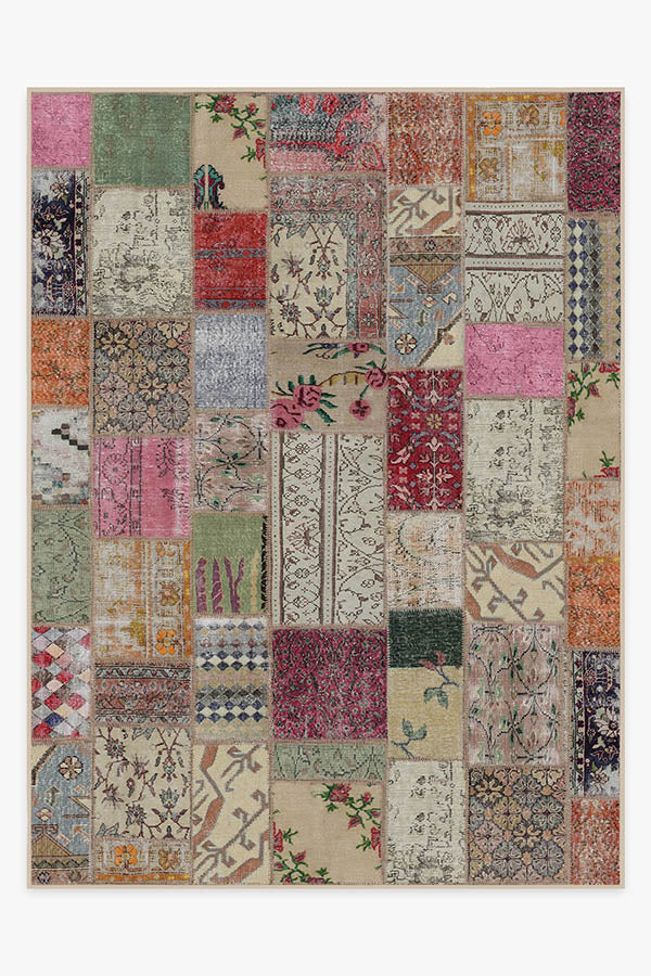 Patchwork Boho Flatwoven Rug