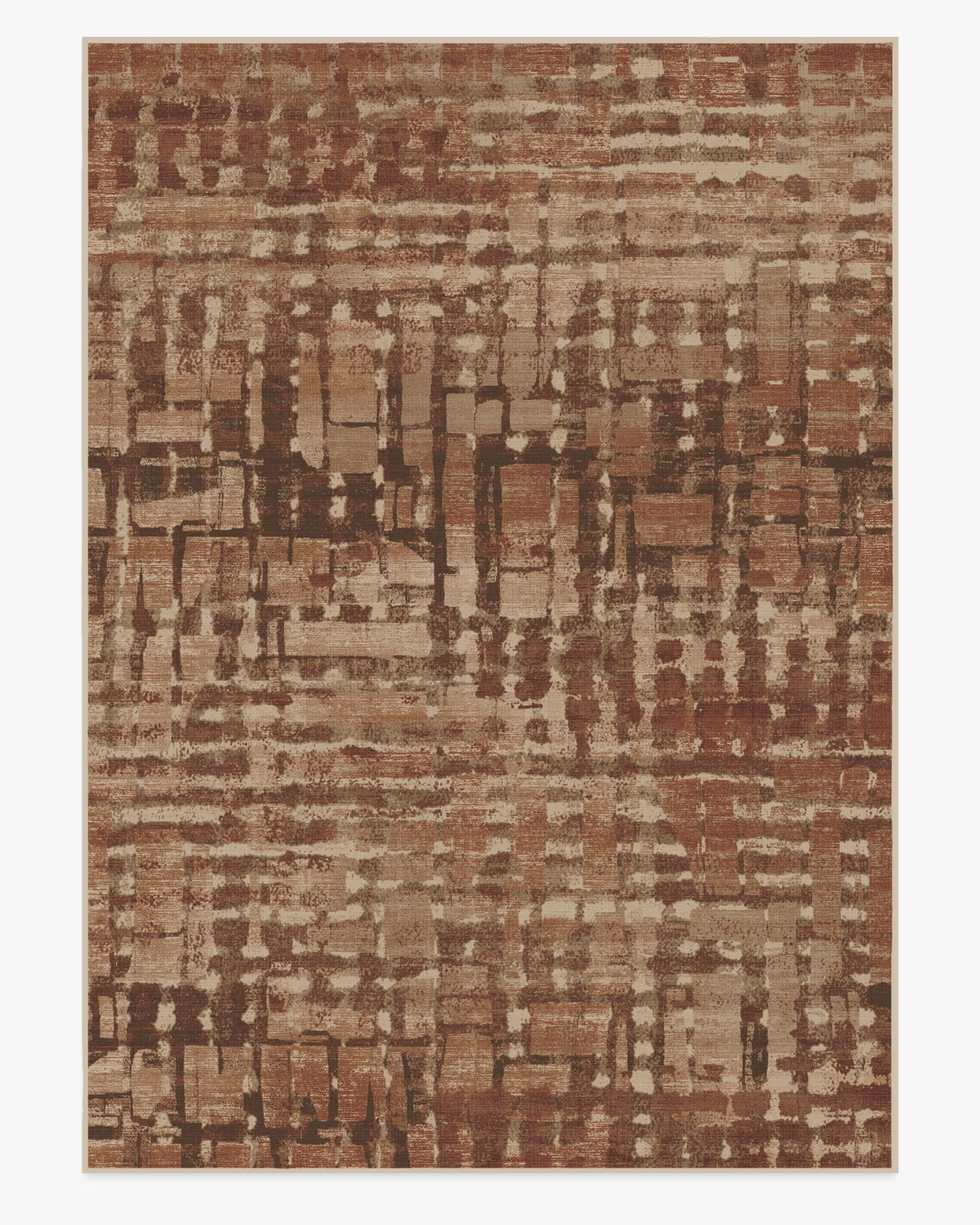 Brooklyn Copper Clay Rug by Architectural Digest