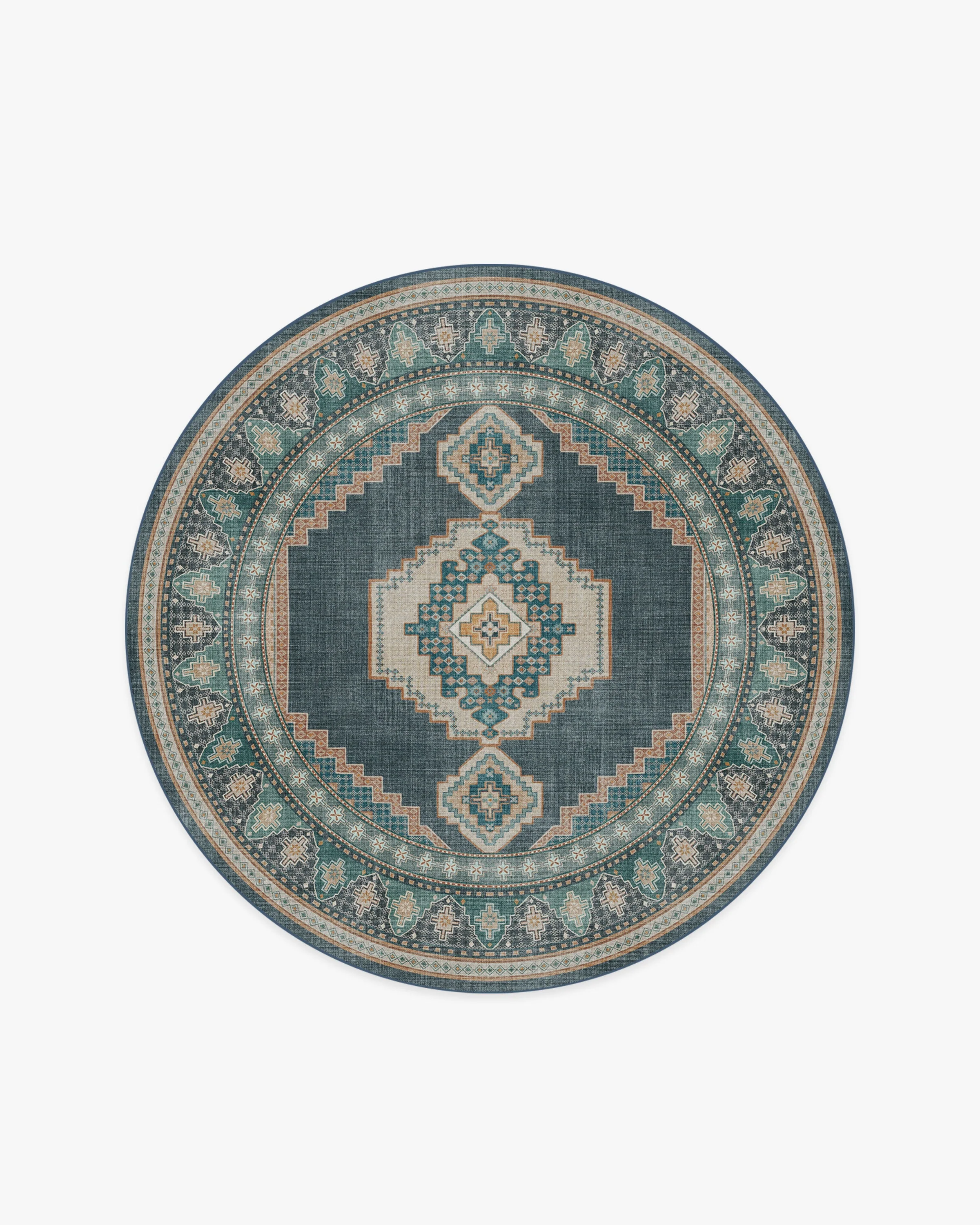 Rayne Soft Navy Flatwoven Rug