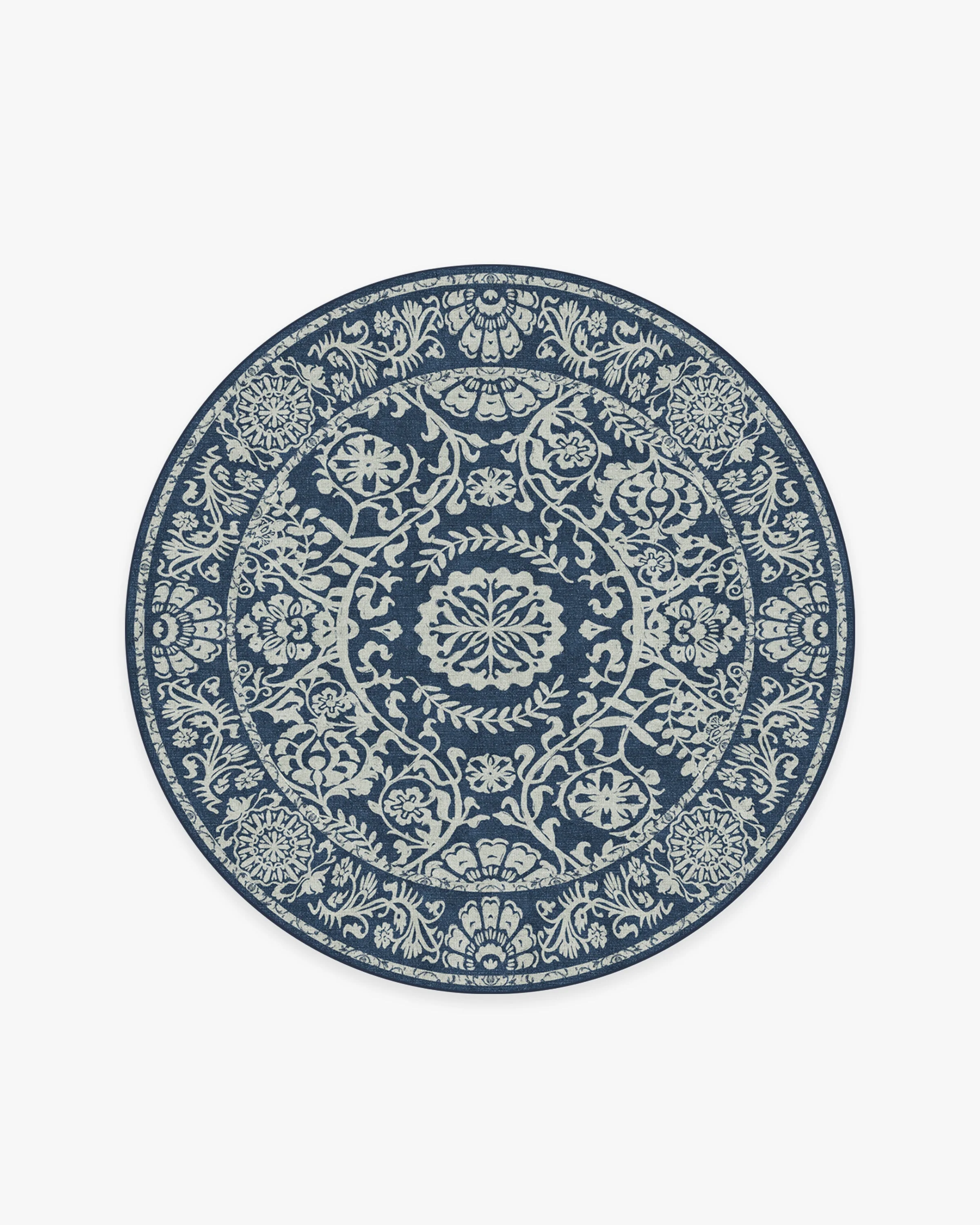 Delphina Navy Blue Flatwoven Rug