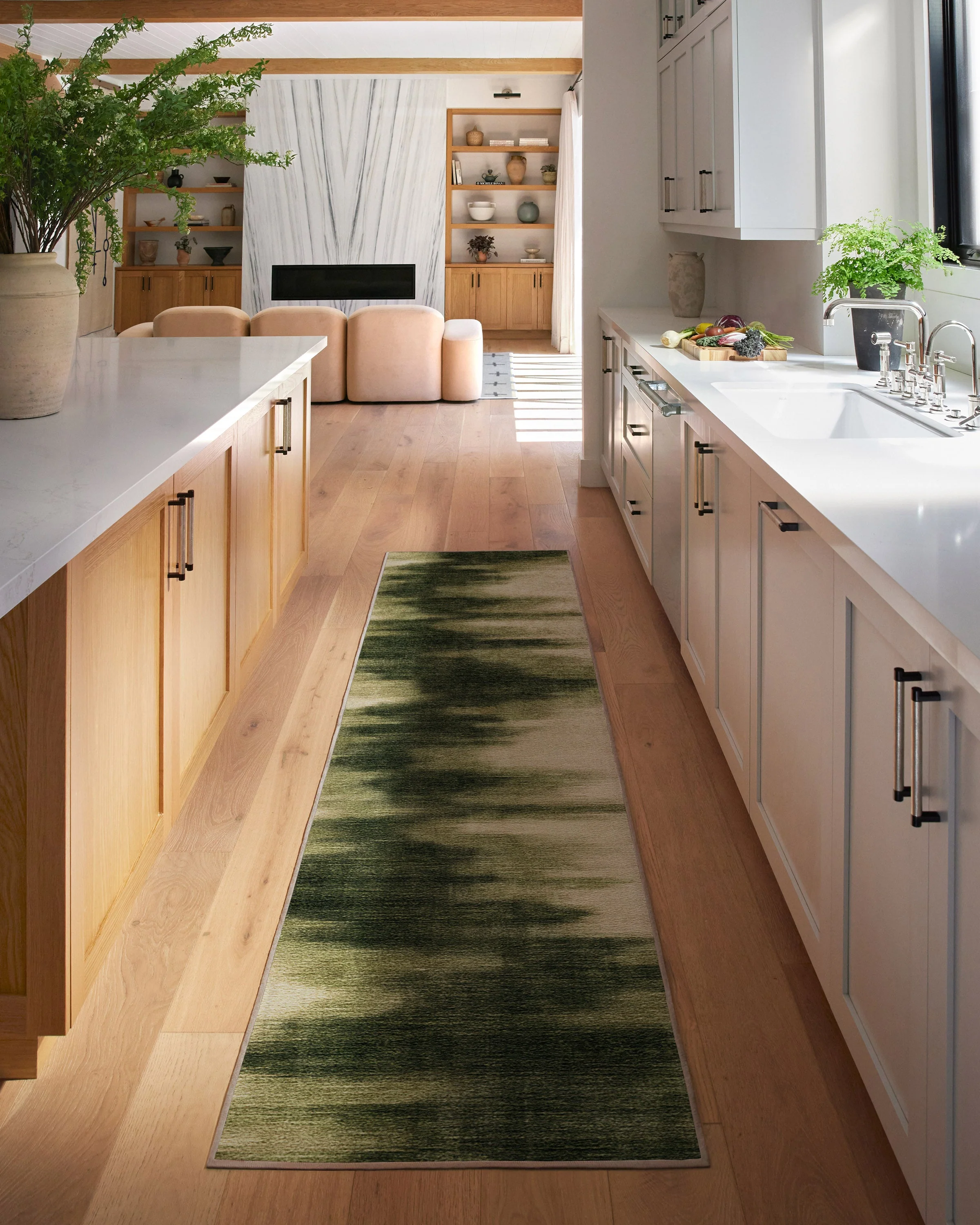 Cassis Olive Rug by Nina Takesh