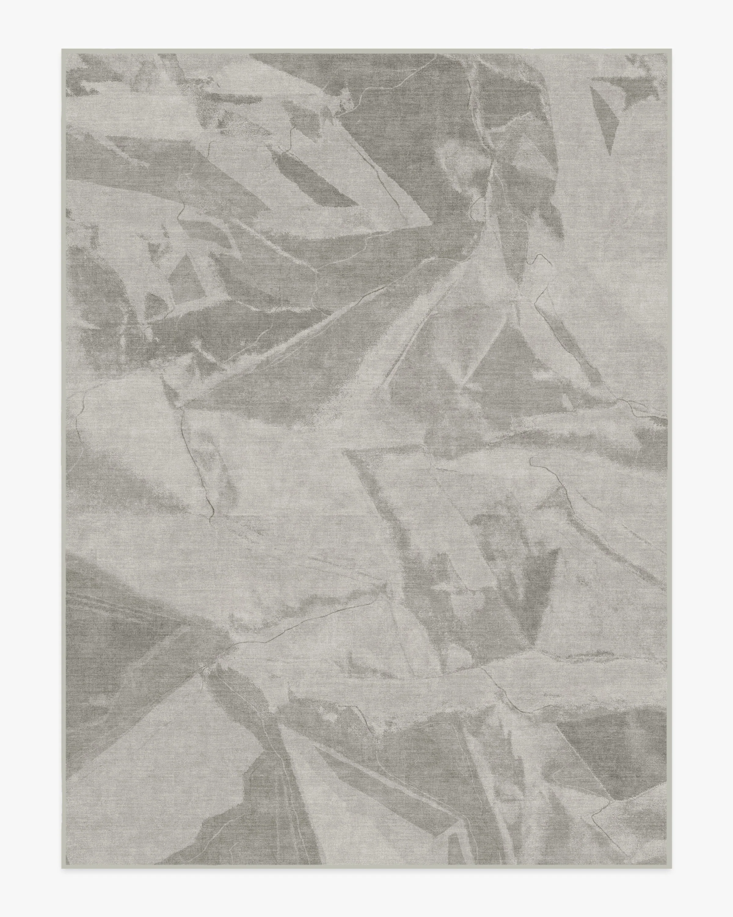 Topo Soft Grey Flatwoven Rug by Architectural Digest