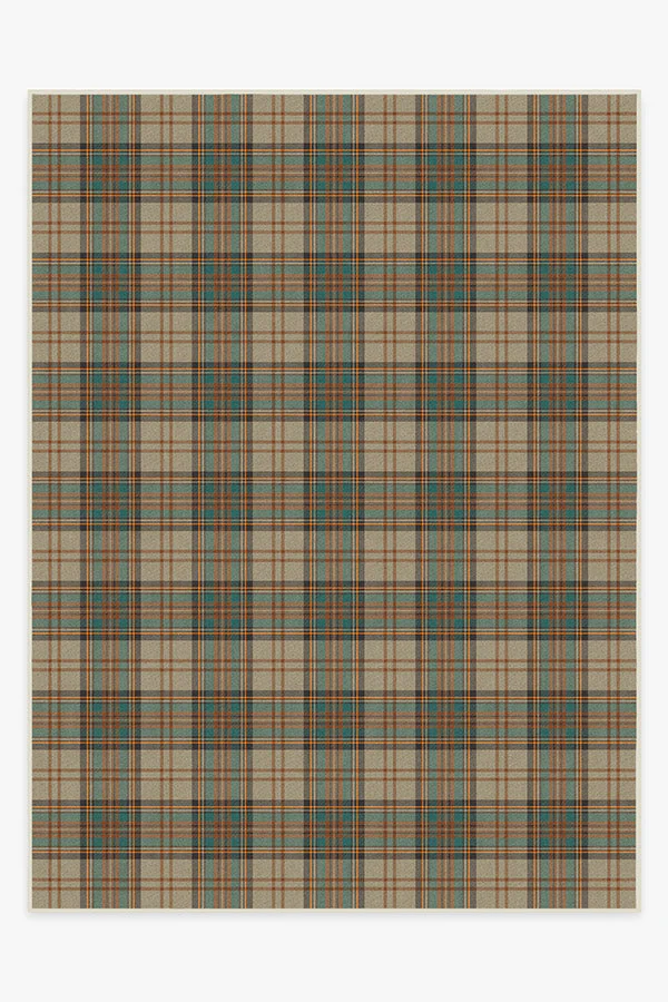 Dress Stewart Tartan Khaki Rug