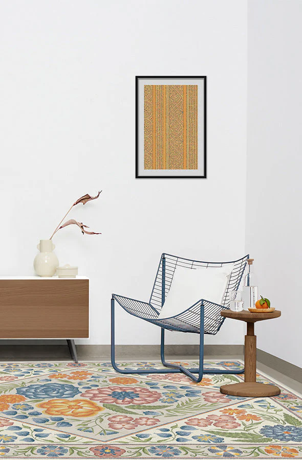 Prado Blue Bouquet Rug