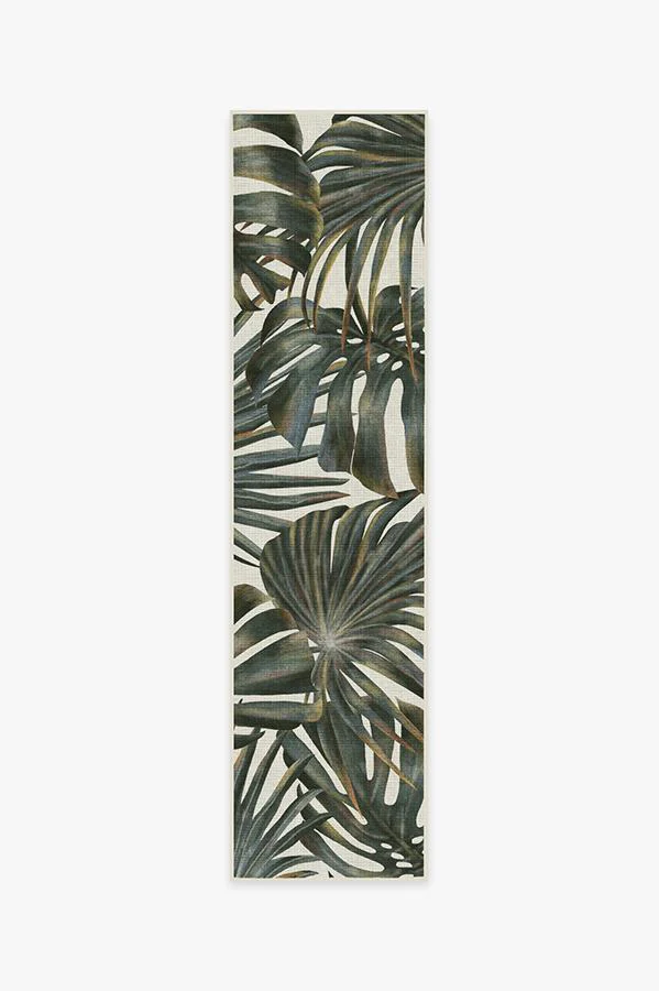 Tropical Green Outdoor Rug