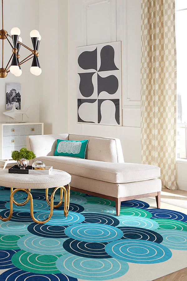 Biba Blue Green Rug by Jonathan Adler