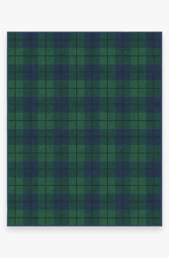 Buffalo Plaid Blackwatch Flatwoven Rug