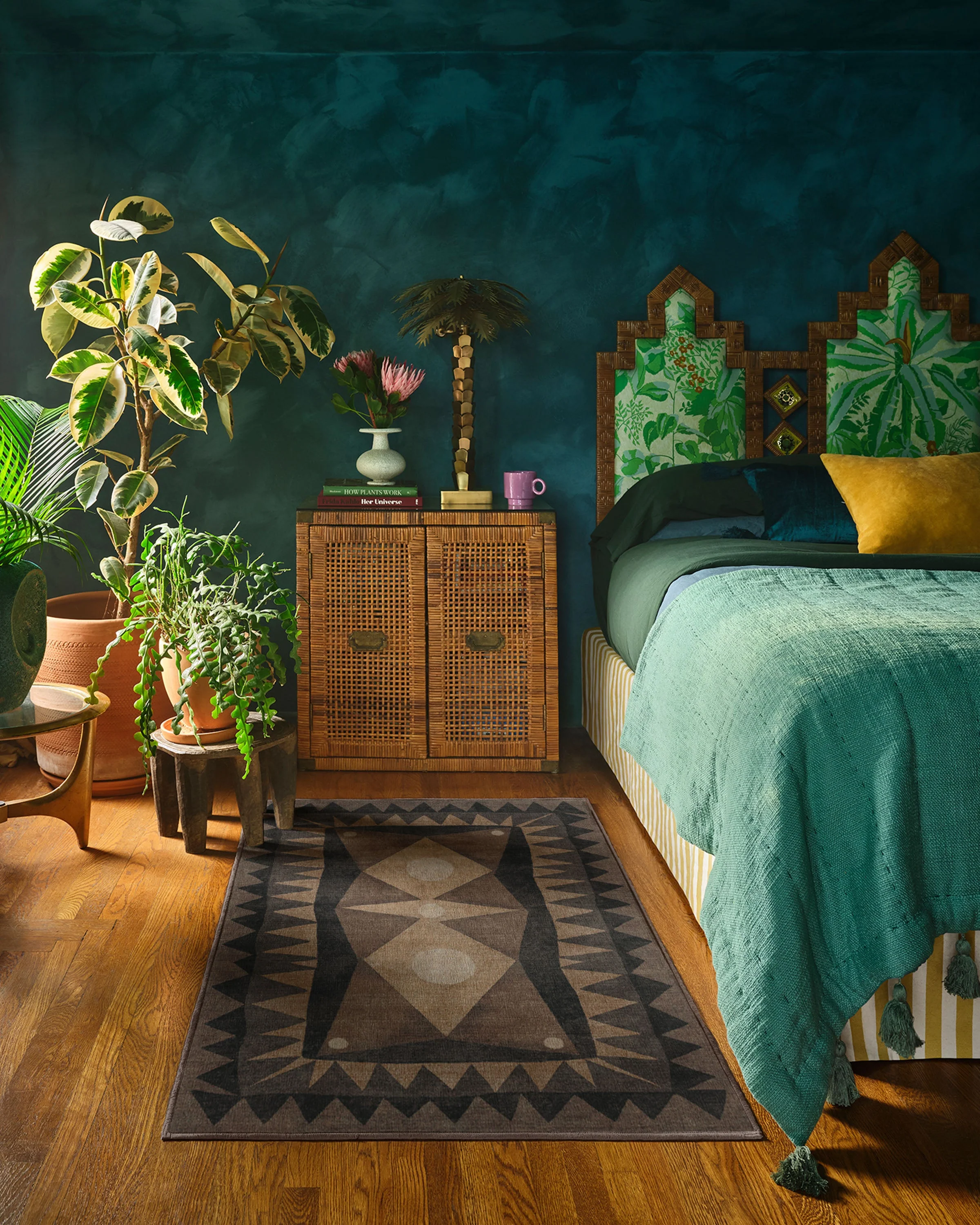 Hilma Charcoal Rug by Justina Blakeney