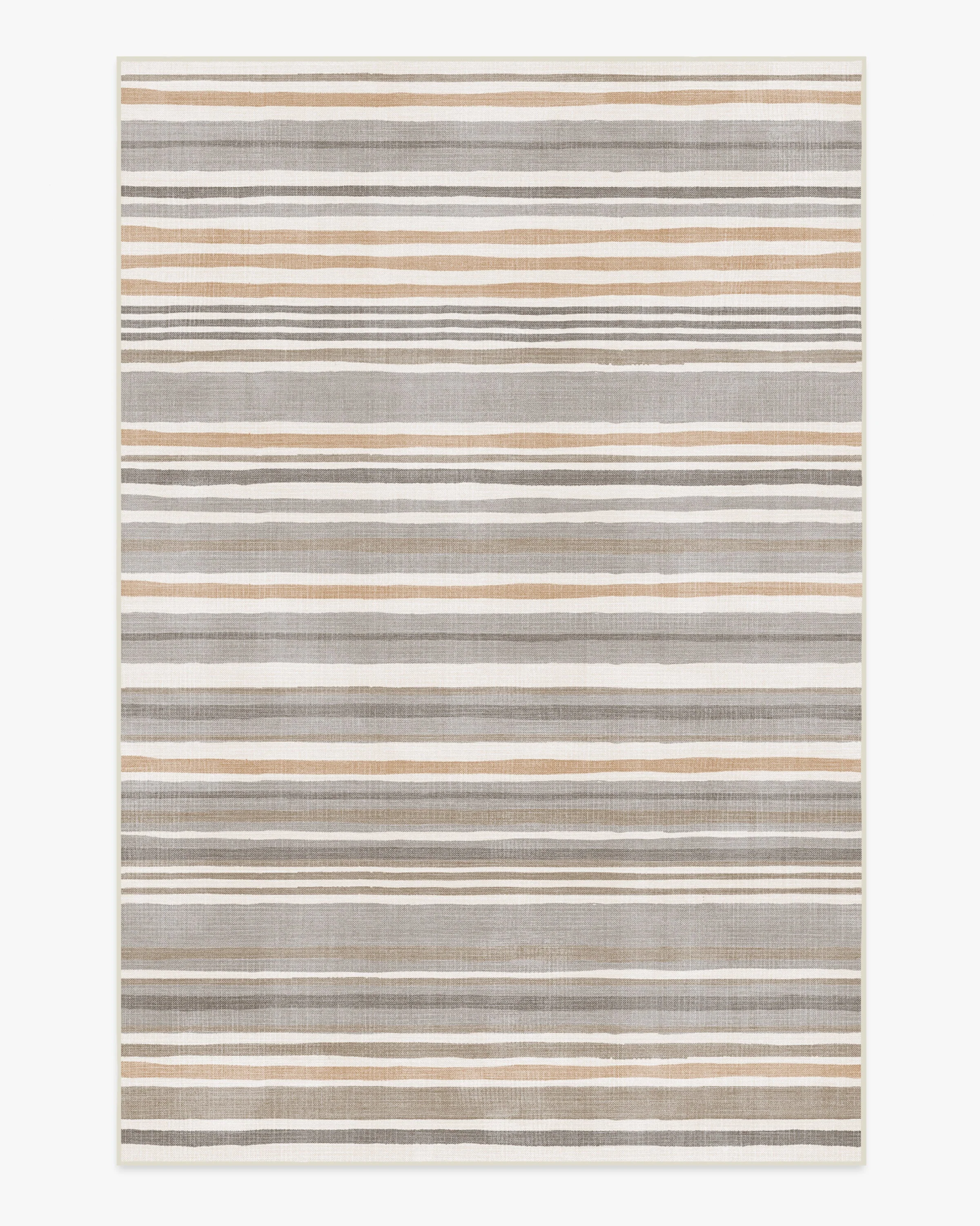 Elio Stripe Grey & Ivory Rug
