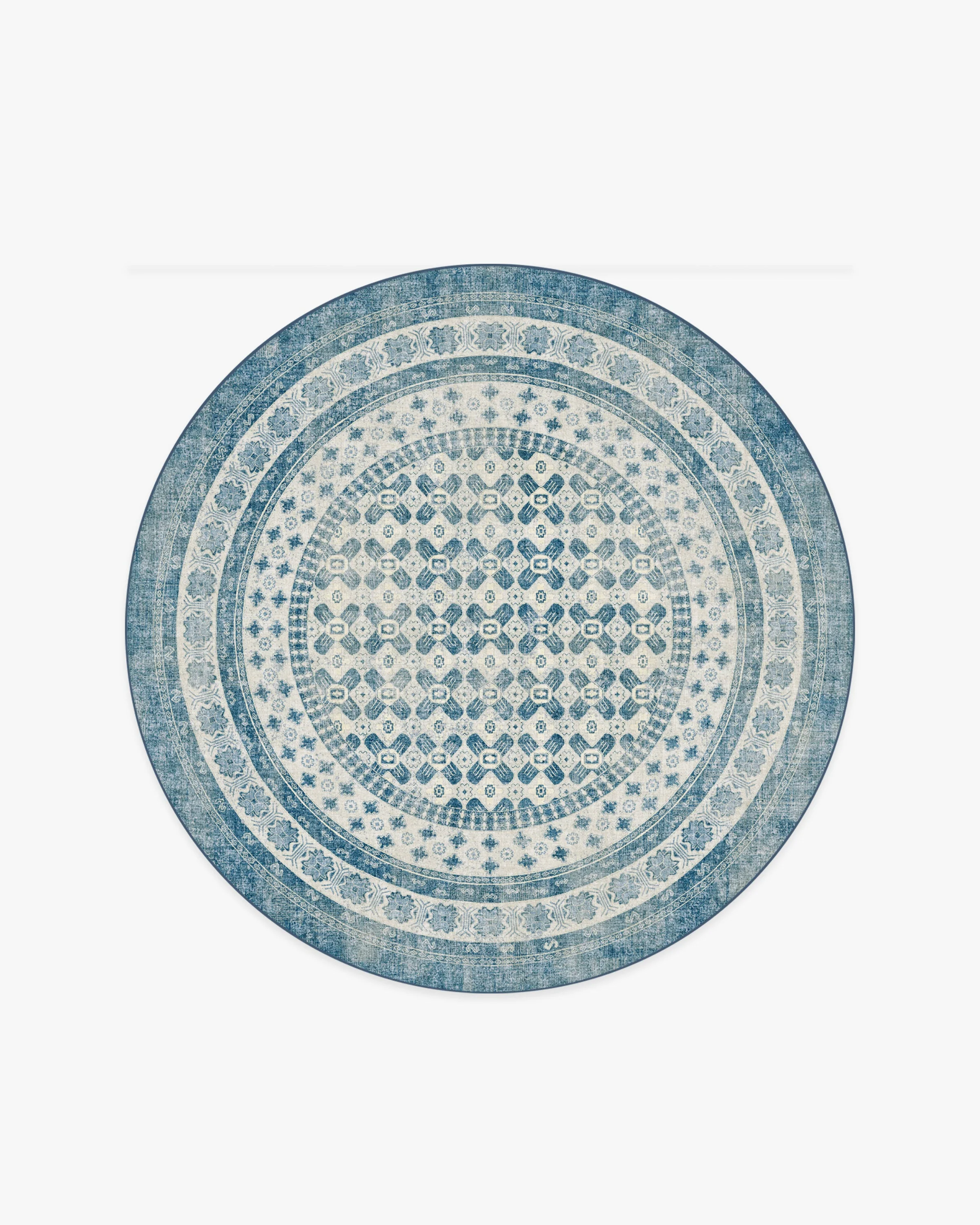 Cyrus Ocean & Ivory Rug