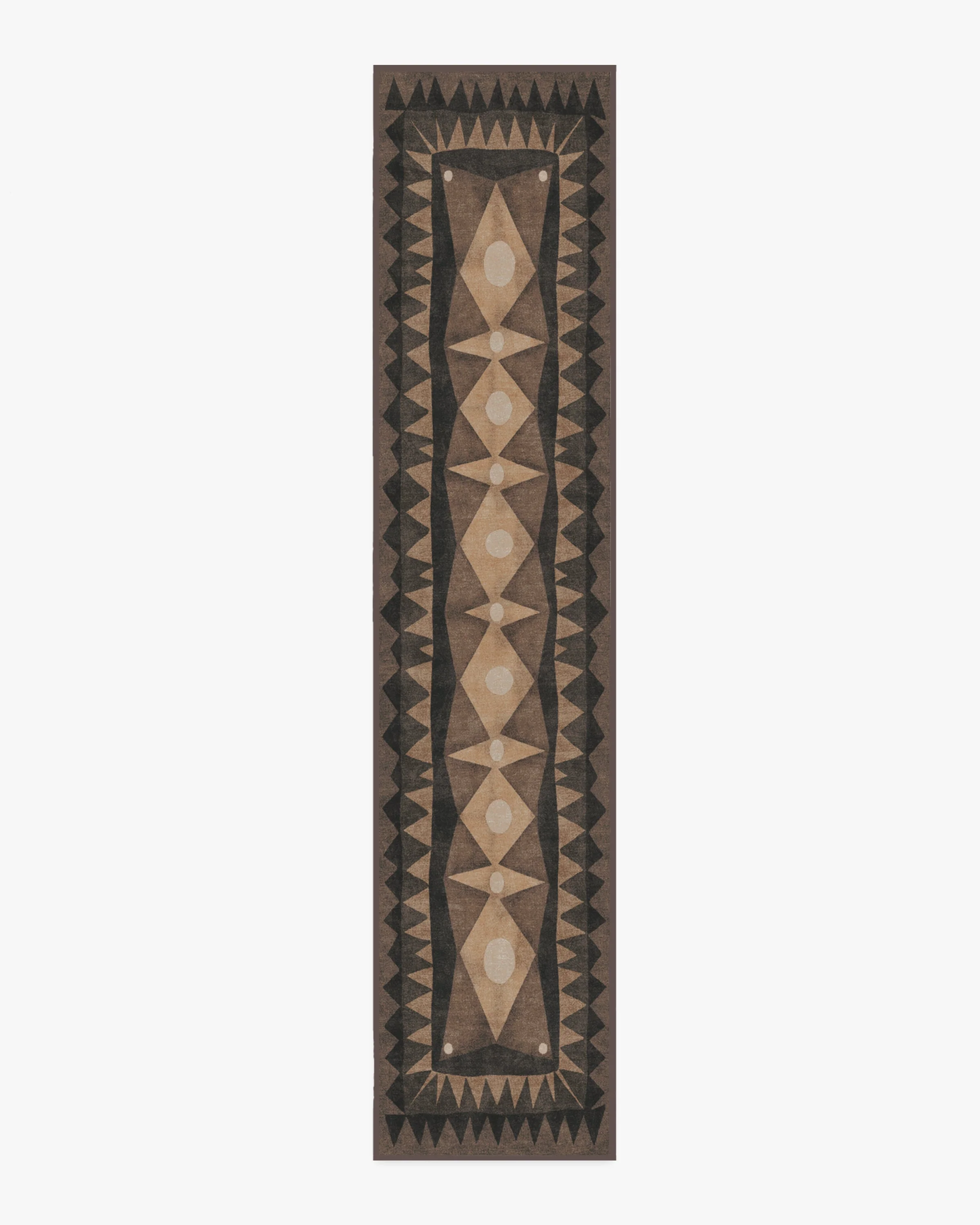 Hilma Charcoal Flatwoven Rug by Justina Blakeney