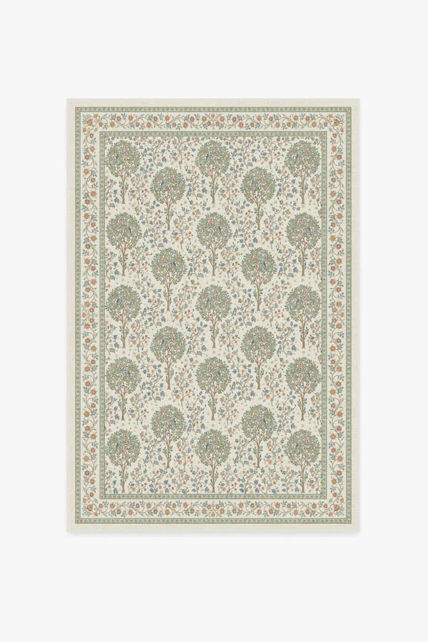 Kelmscott Tree Green Rug by Morris & Co.