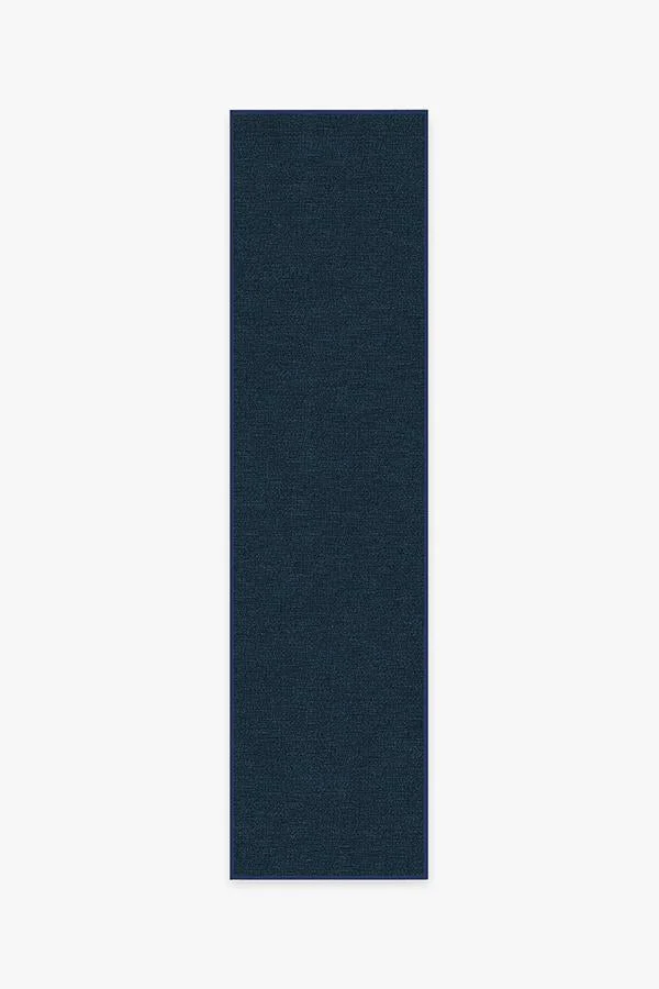 Heathered Solid Navy Rug