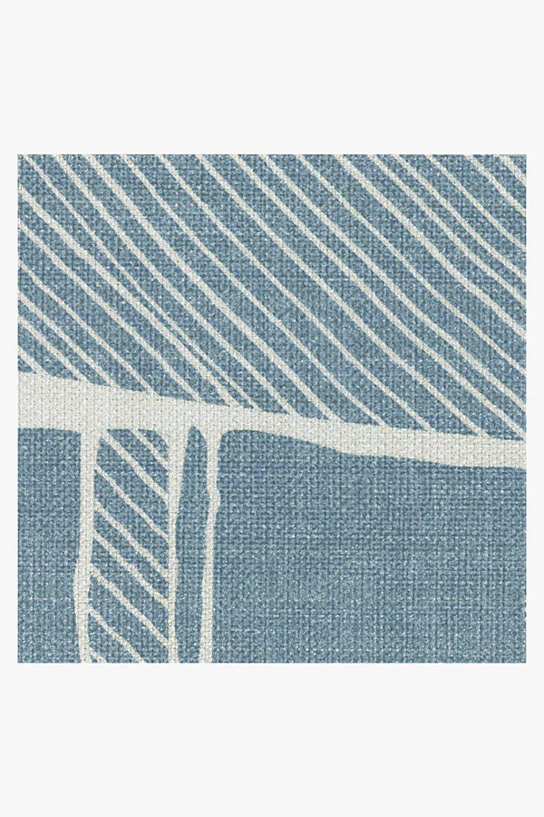 Rune Slate Blue Outdoor Rug