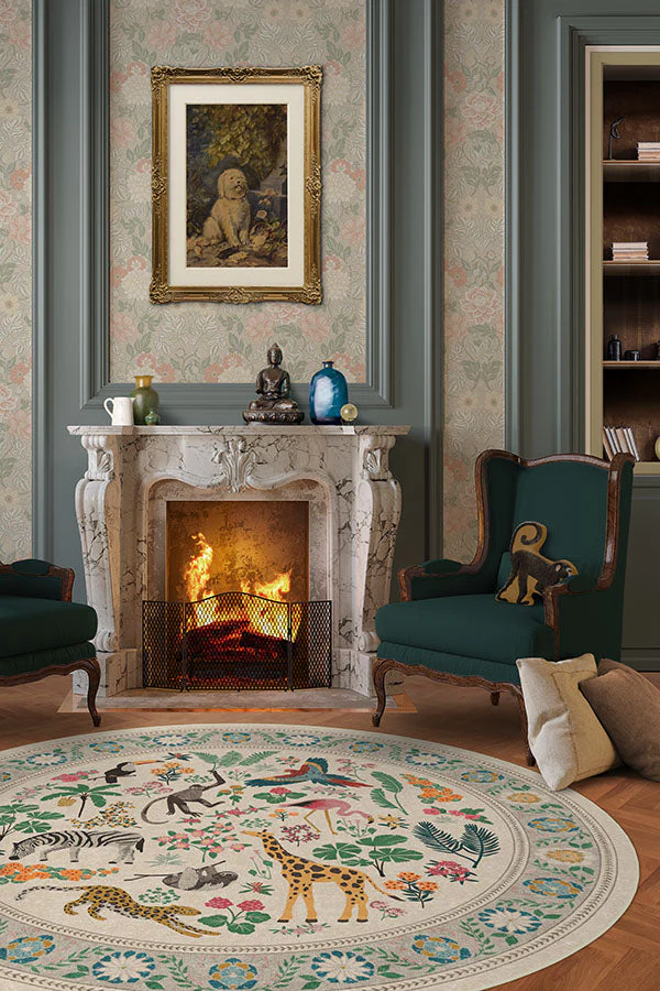 Jingle Jungle Rug by Iris Apfel