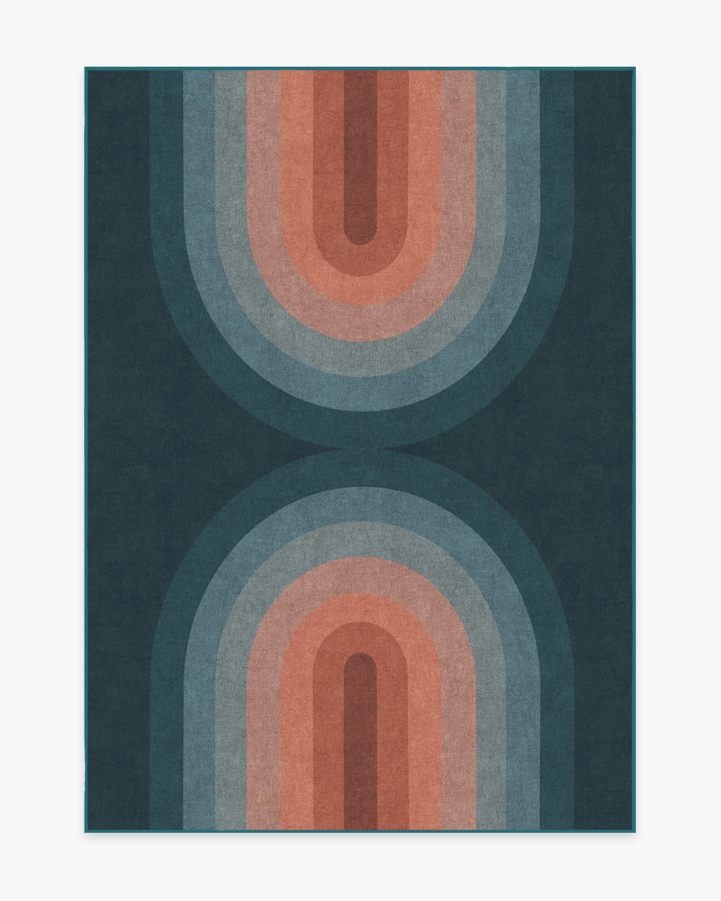 Absida Teal Flatwoven Rug