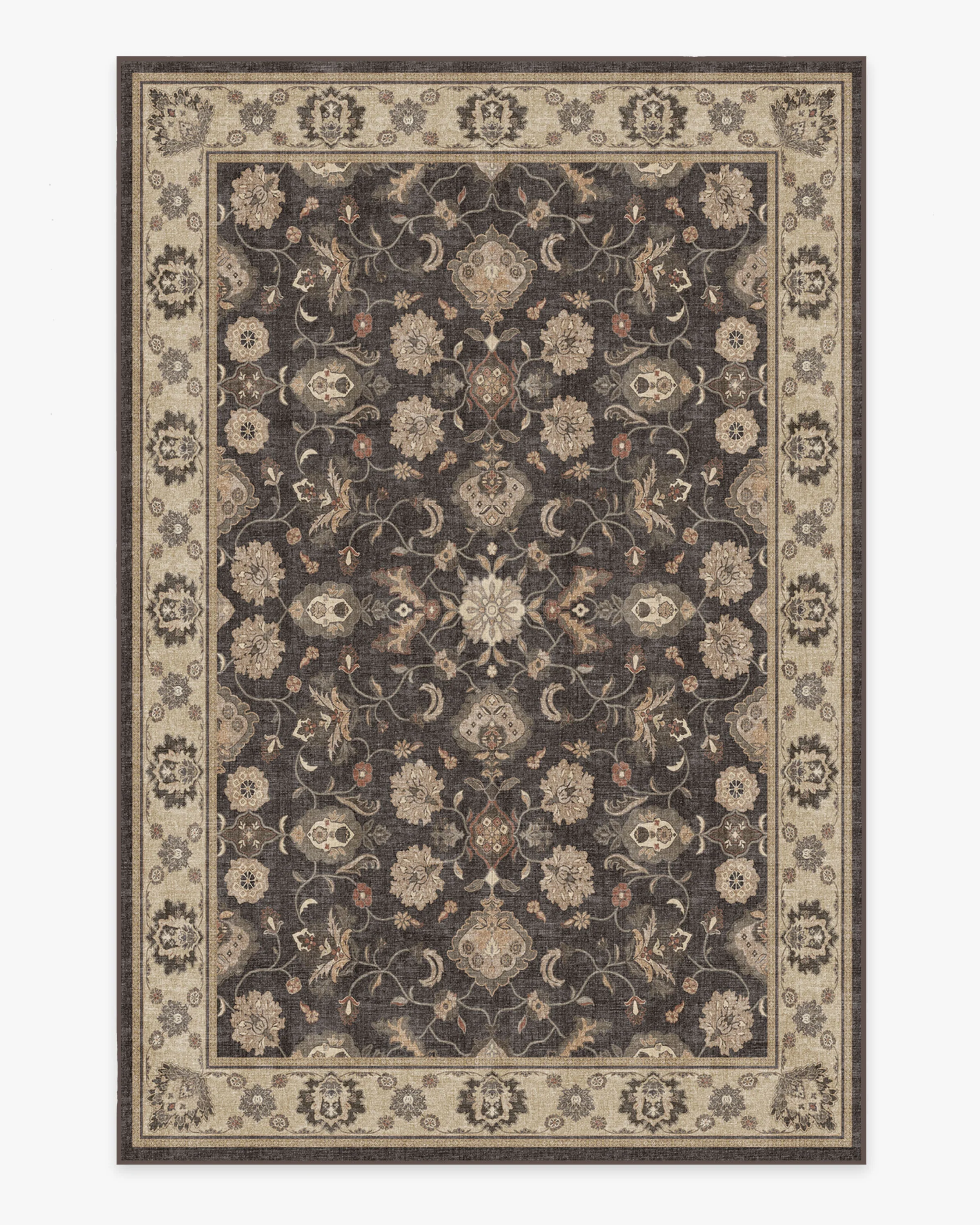 Odette Dark Wood Flatwoven Rug