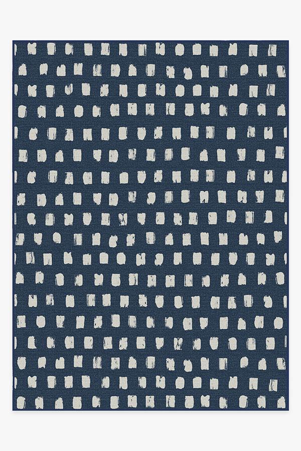 Cobblestone Navy Outdoor Rug