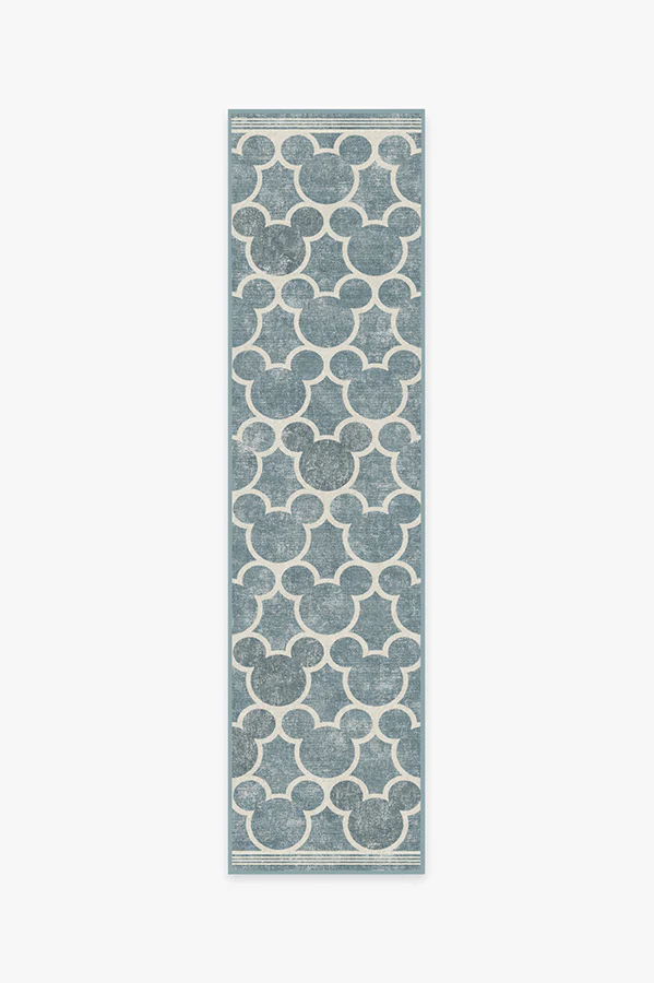 Mickey Trellis Slate Flatwoven Rug