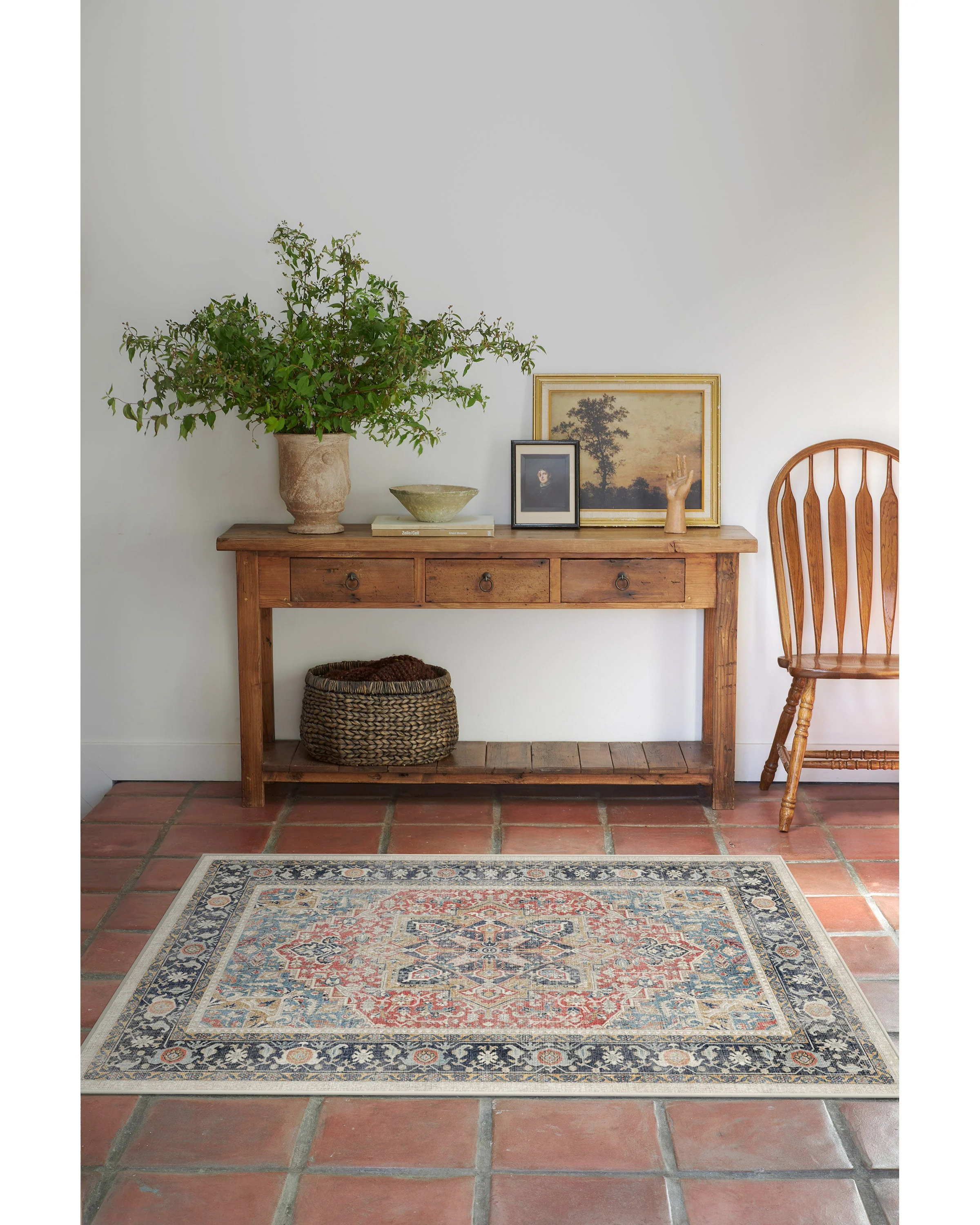Kamran Cayenne Red Flatwoven Rug