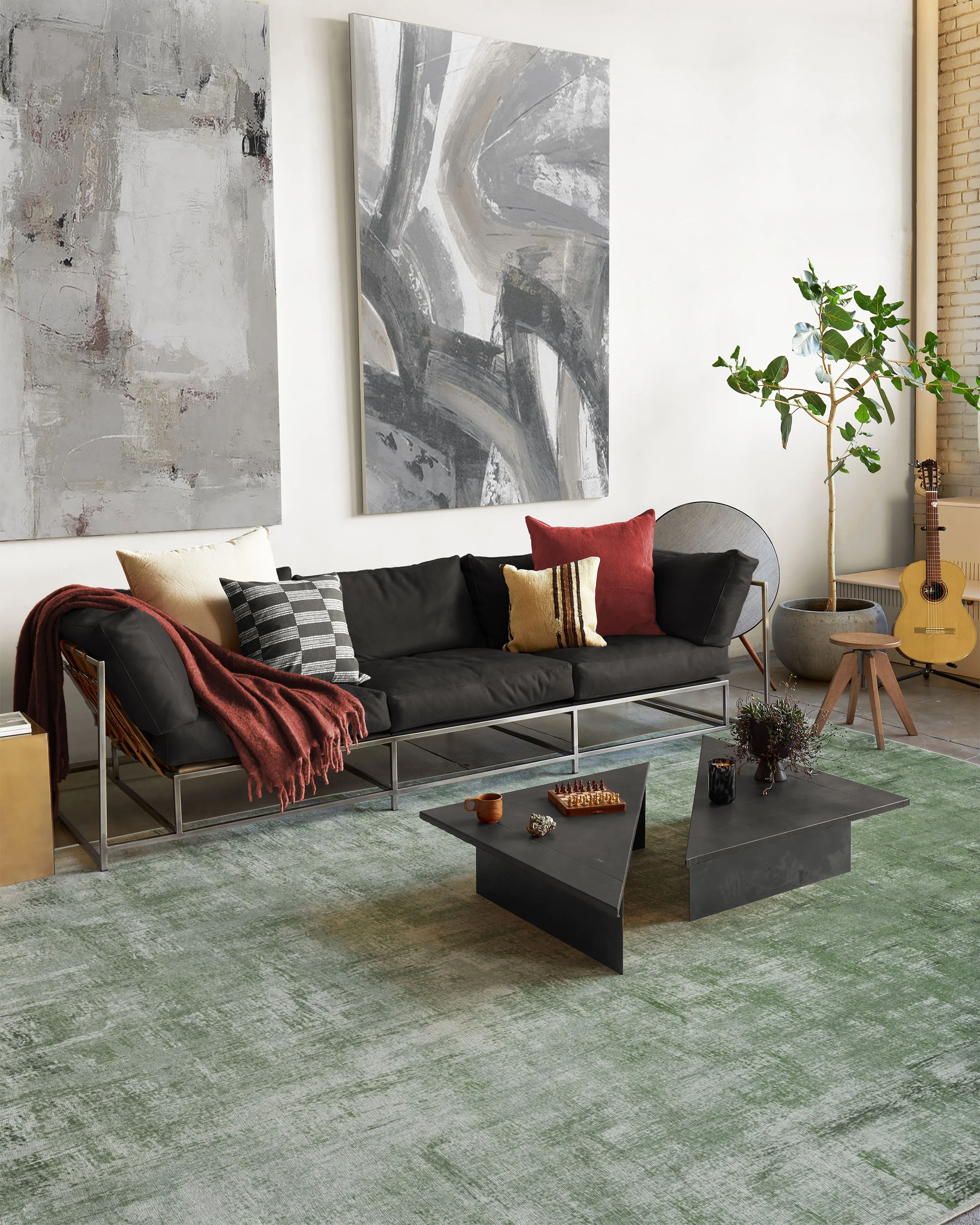 Impasto Sage Green Rug