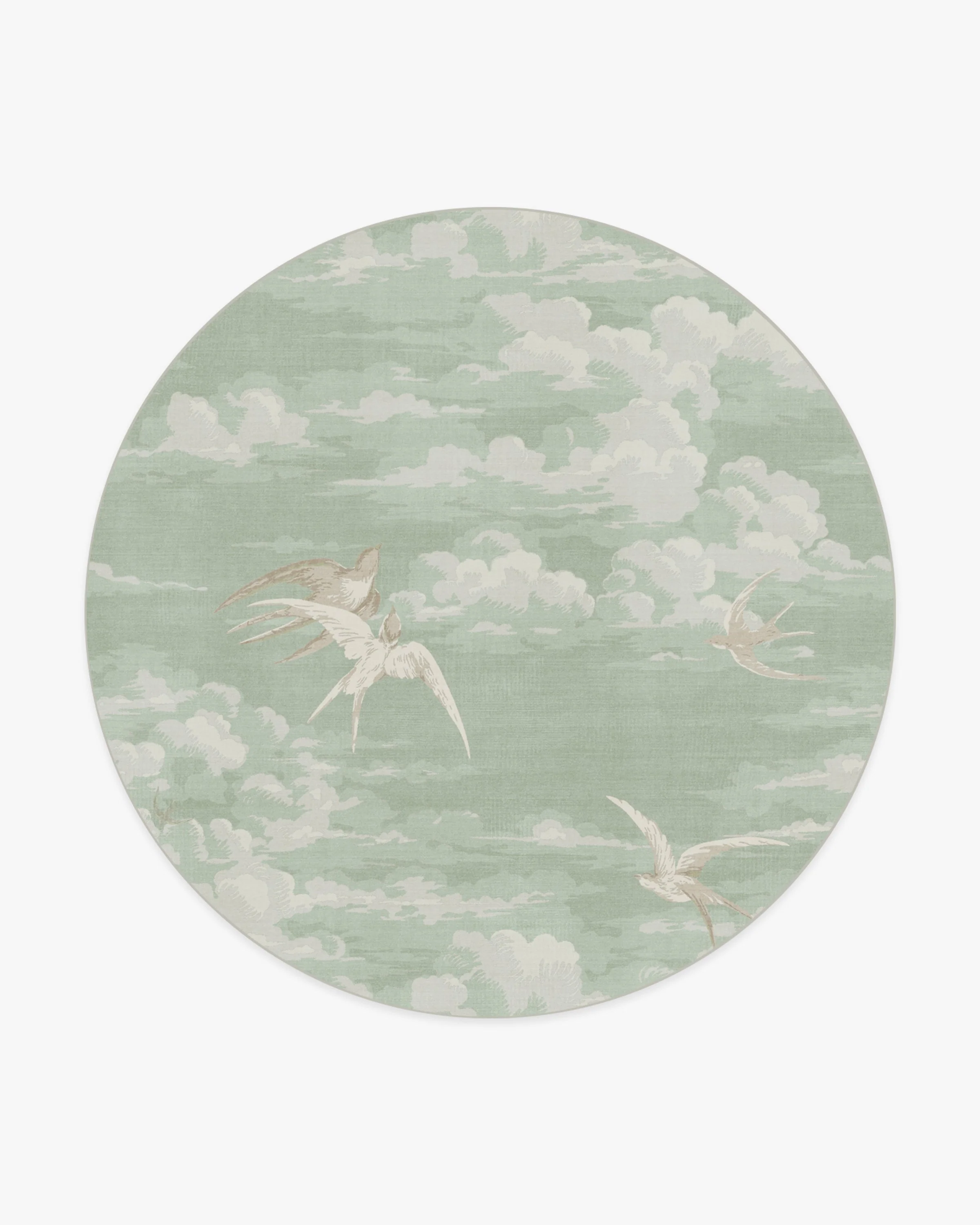 Silvi Clouds Seaspray Rug by Sanderson