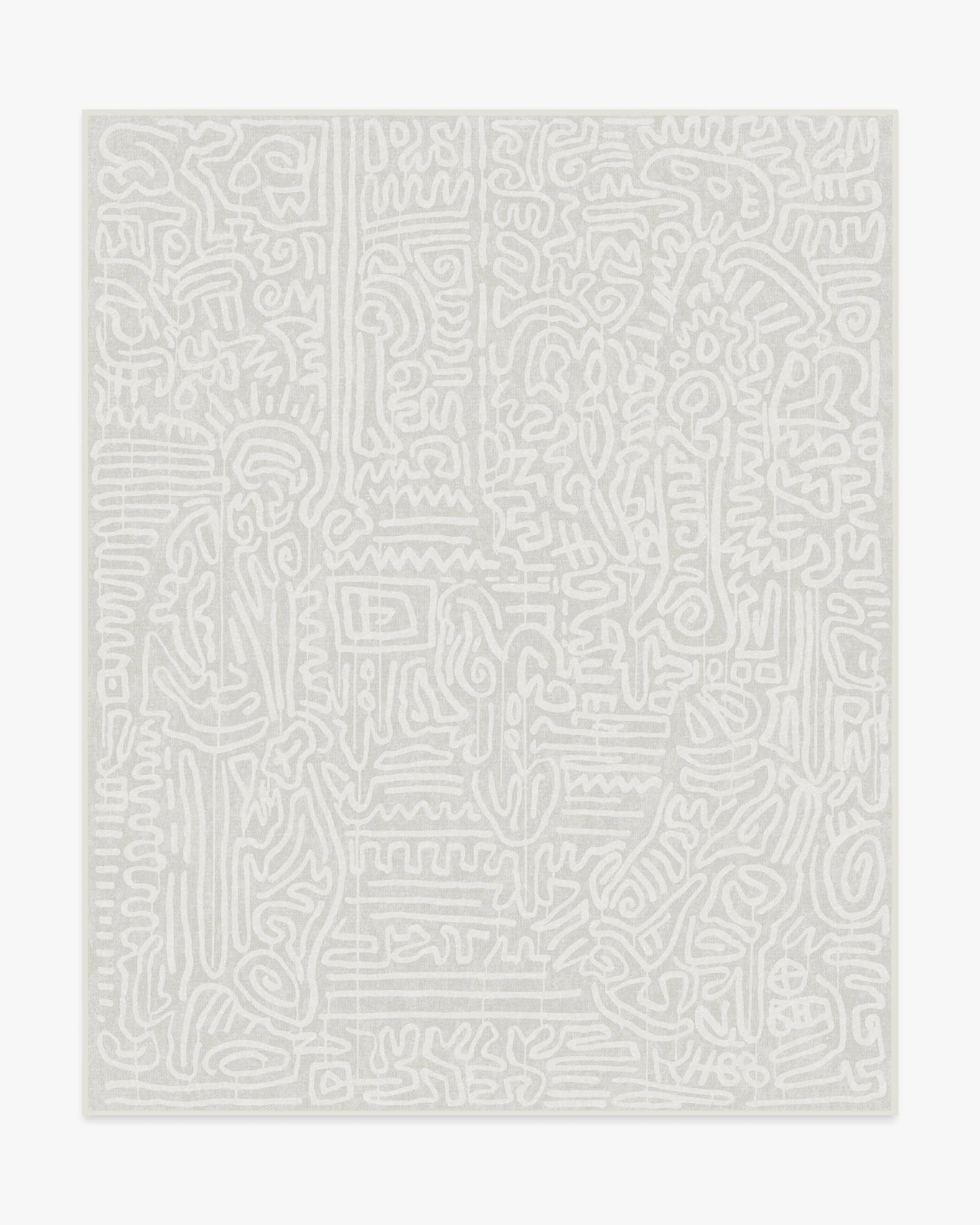 Freestyle Pearl Rug by Keith Haring