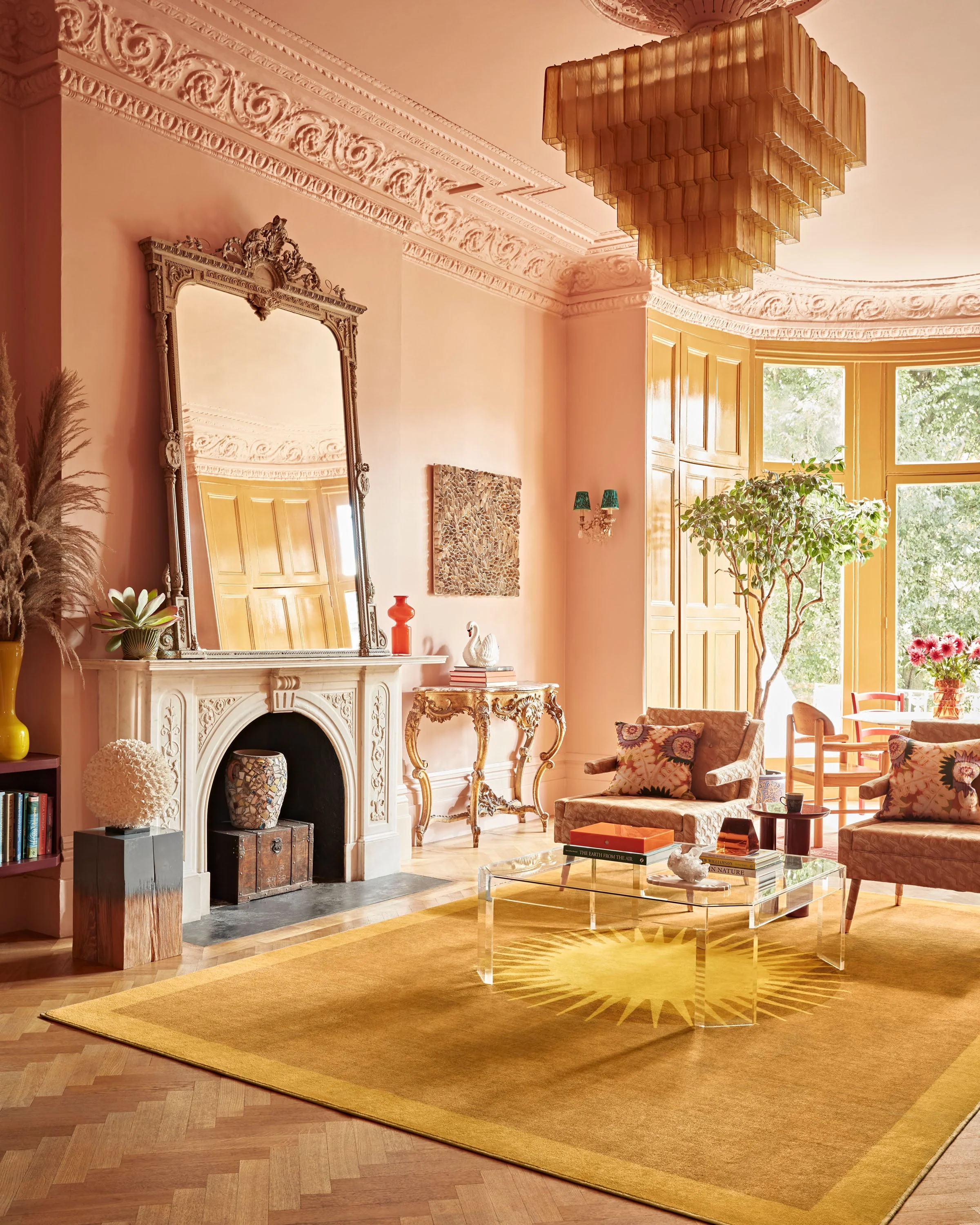 Helios Gold Rug by Matthew Williamson