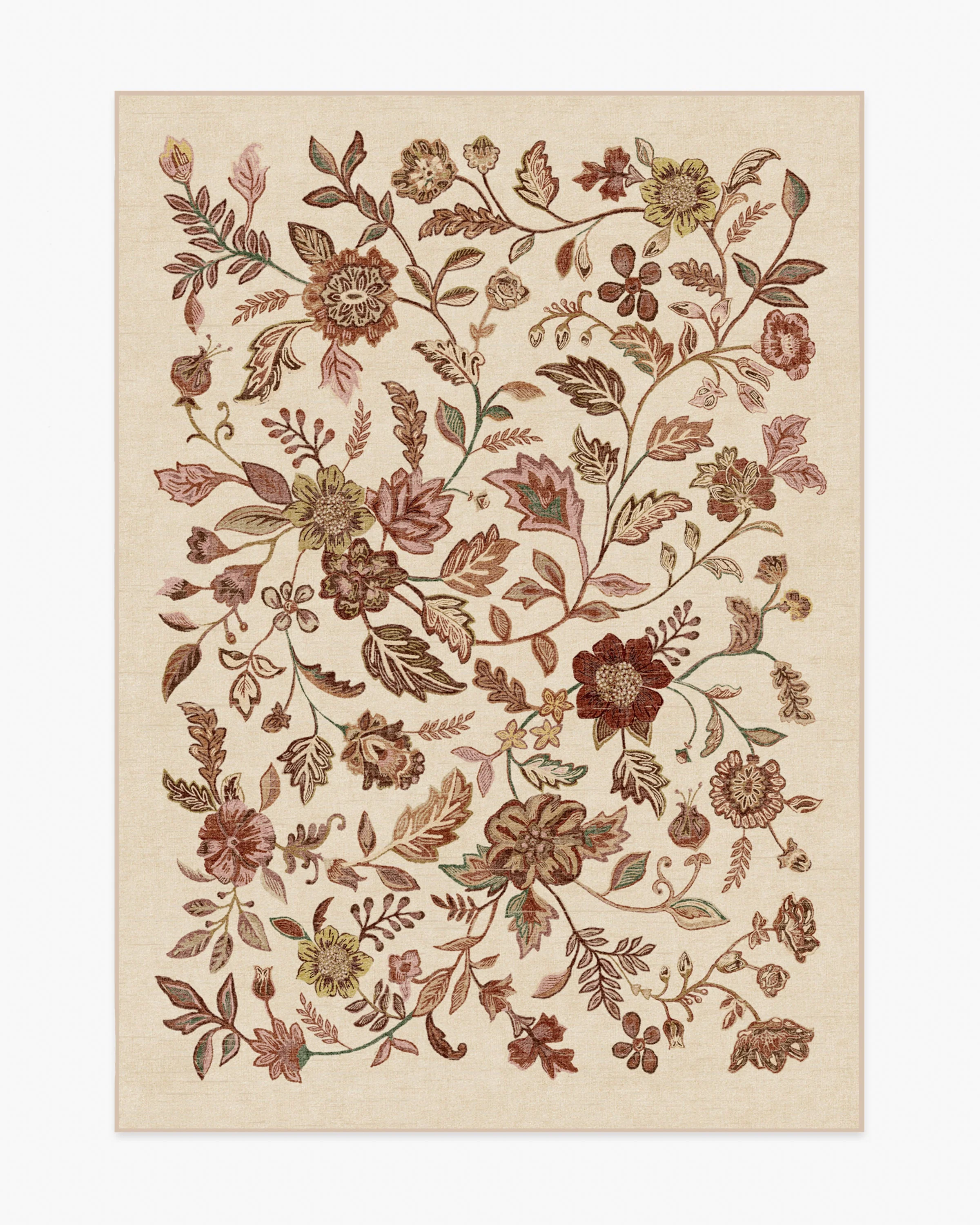 Anonna Burgundy Multicolor Rug
