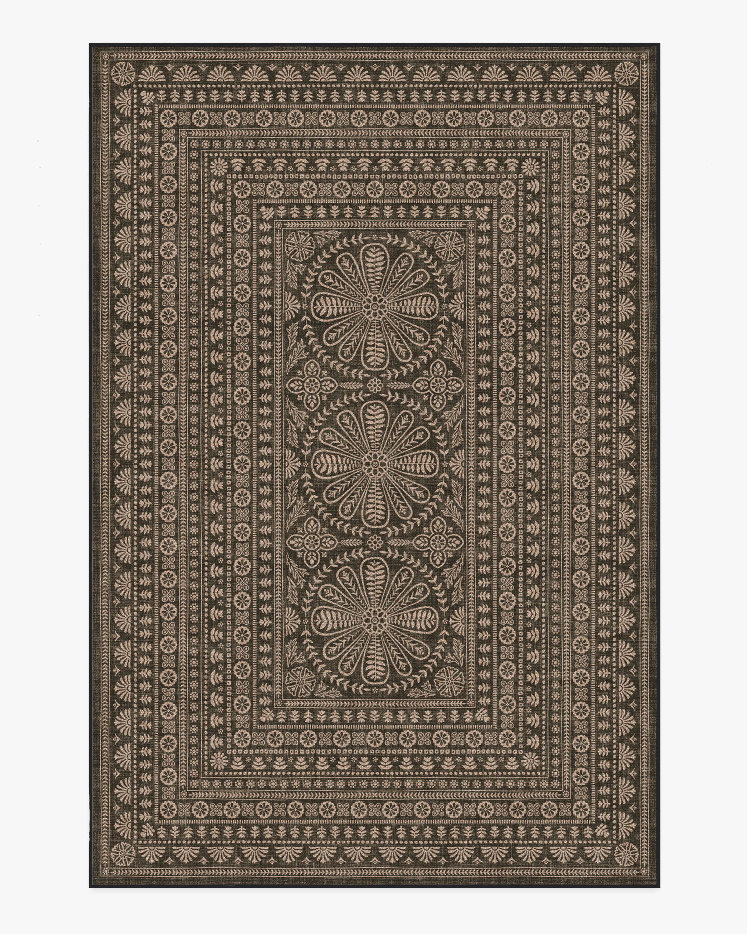 Maia Soft Black Re-Jute Rug