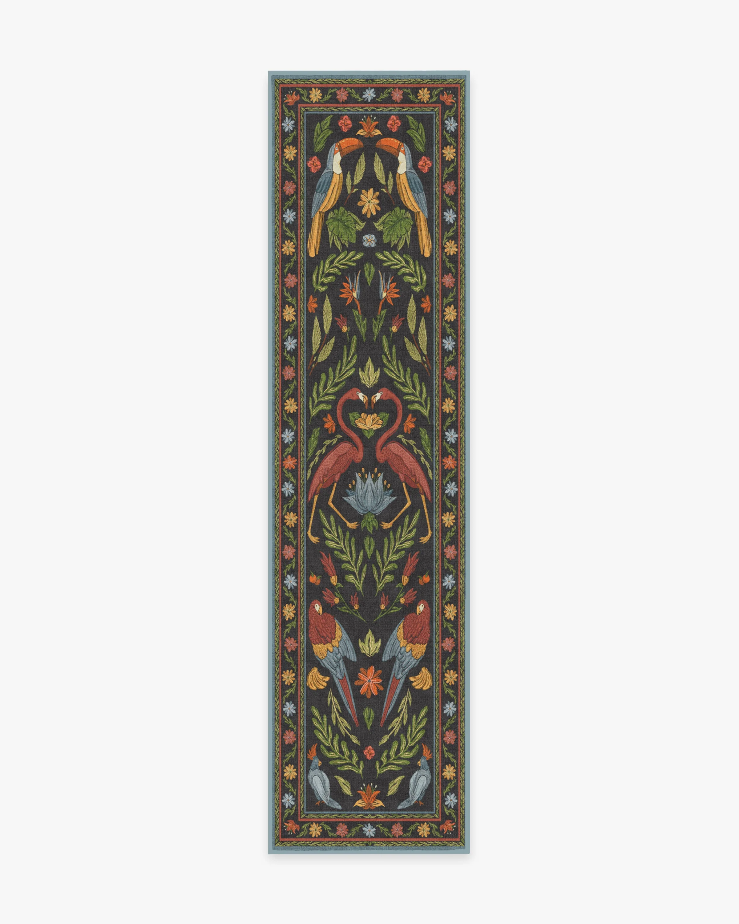 Birds Of A Feather Rug by Iris Apfel