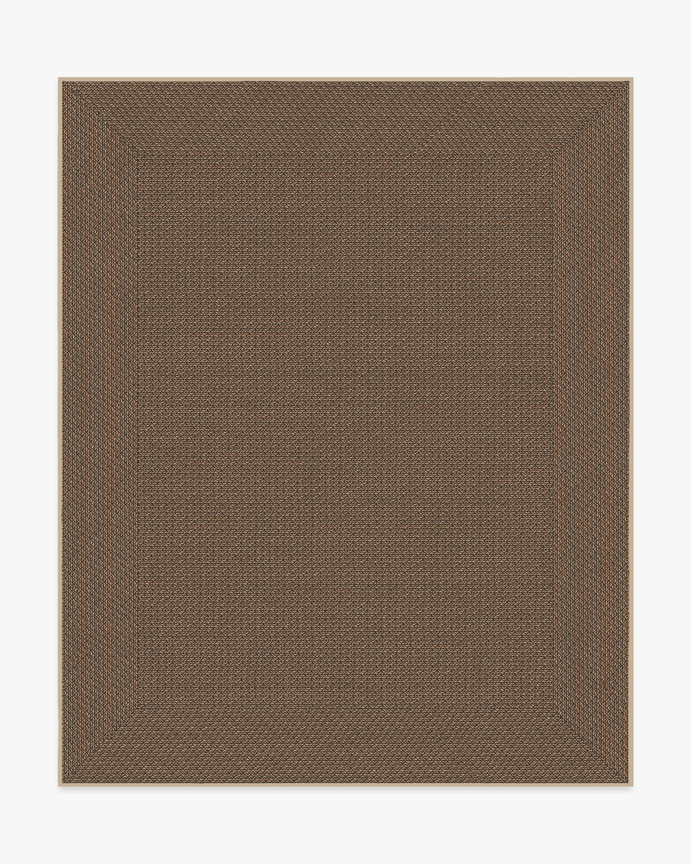 Border Braid Sand Re-Jute Rug