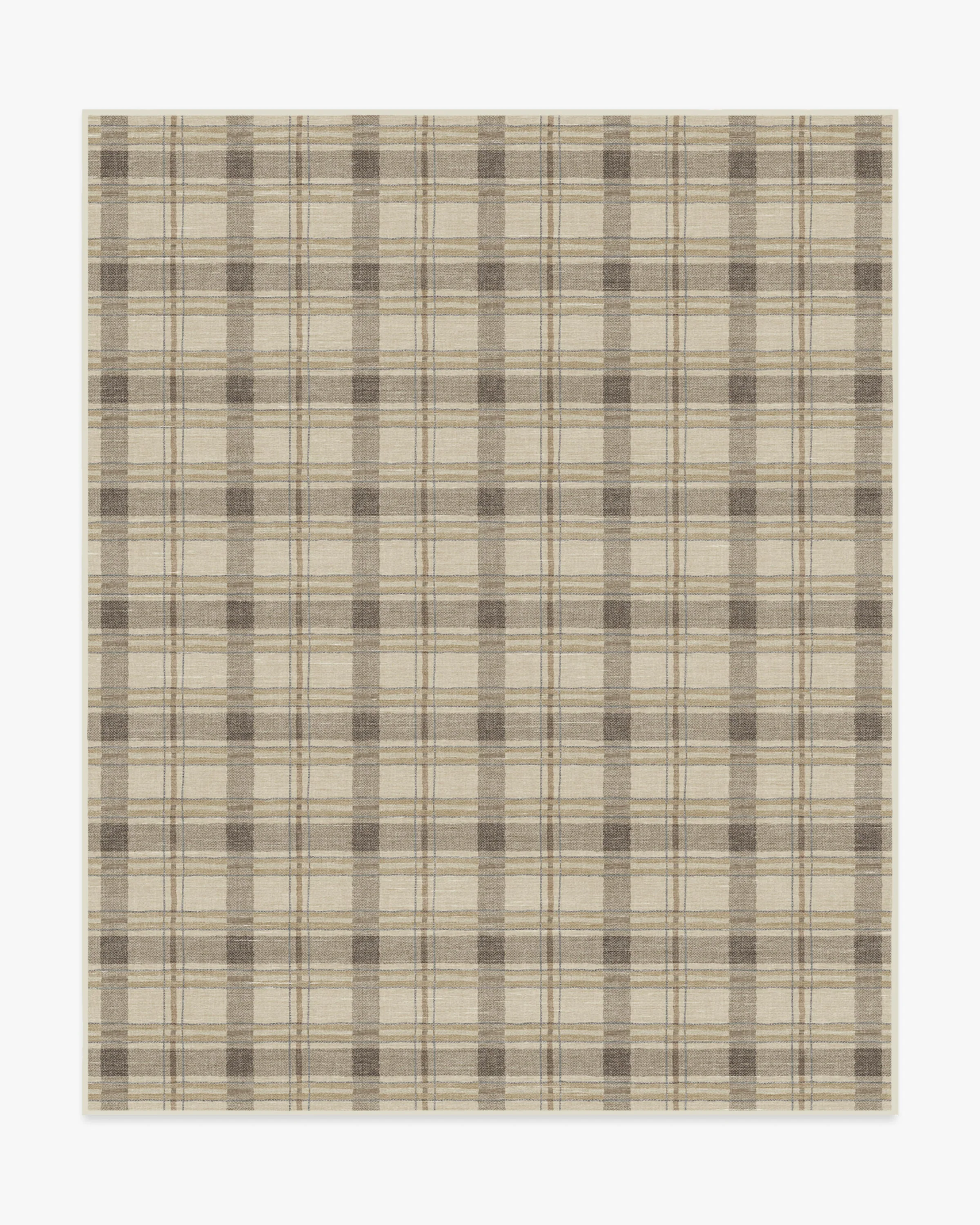 Piper Plaid Neutral Flatwoven Rug